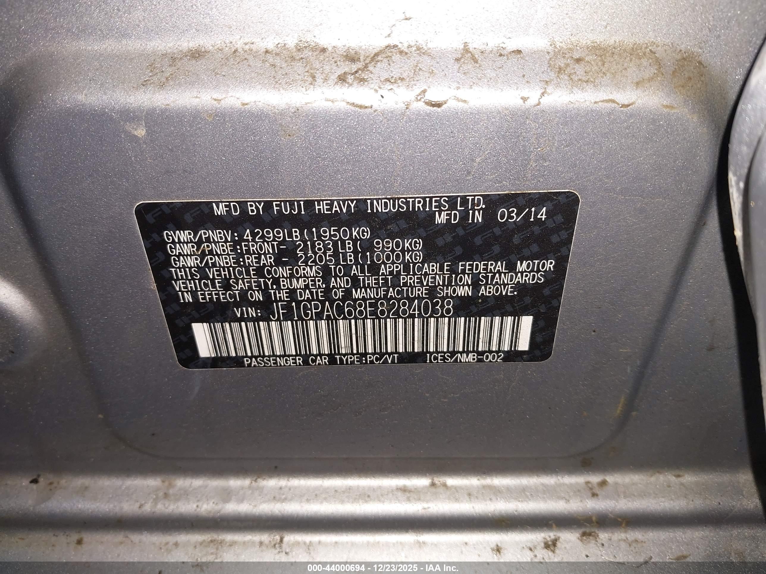 SUBARU IMPREZA image 9