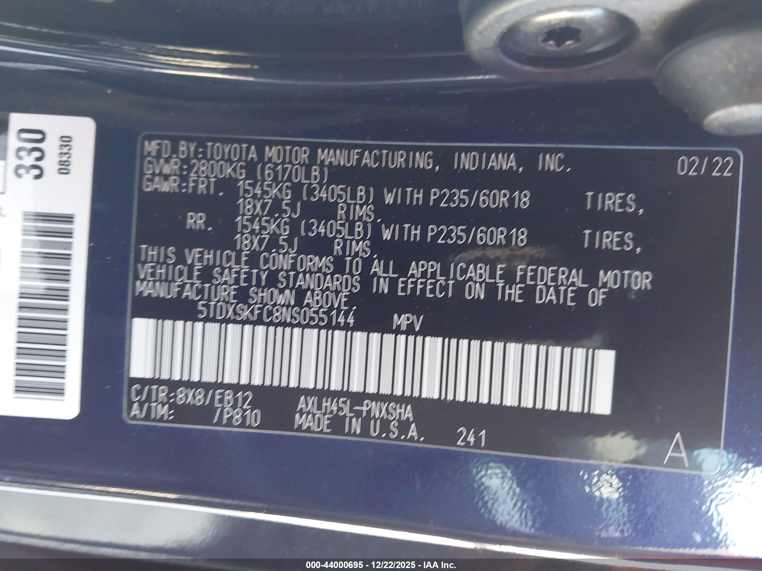 TOYOTA SIENNA image 9