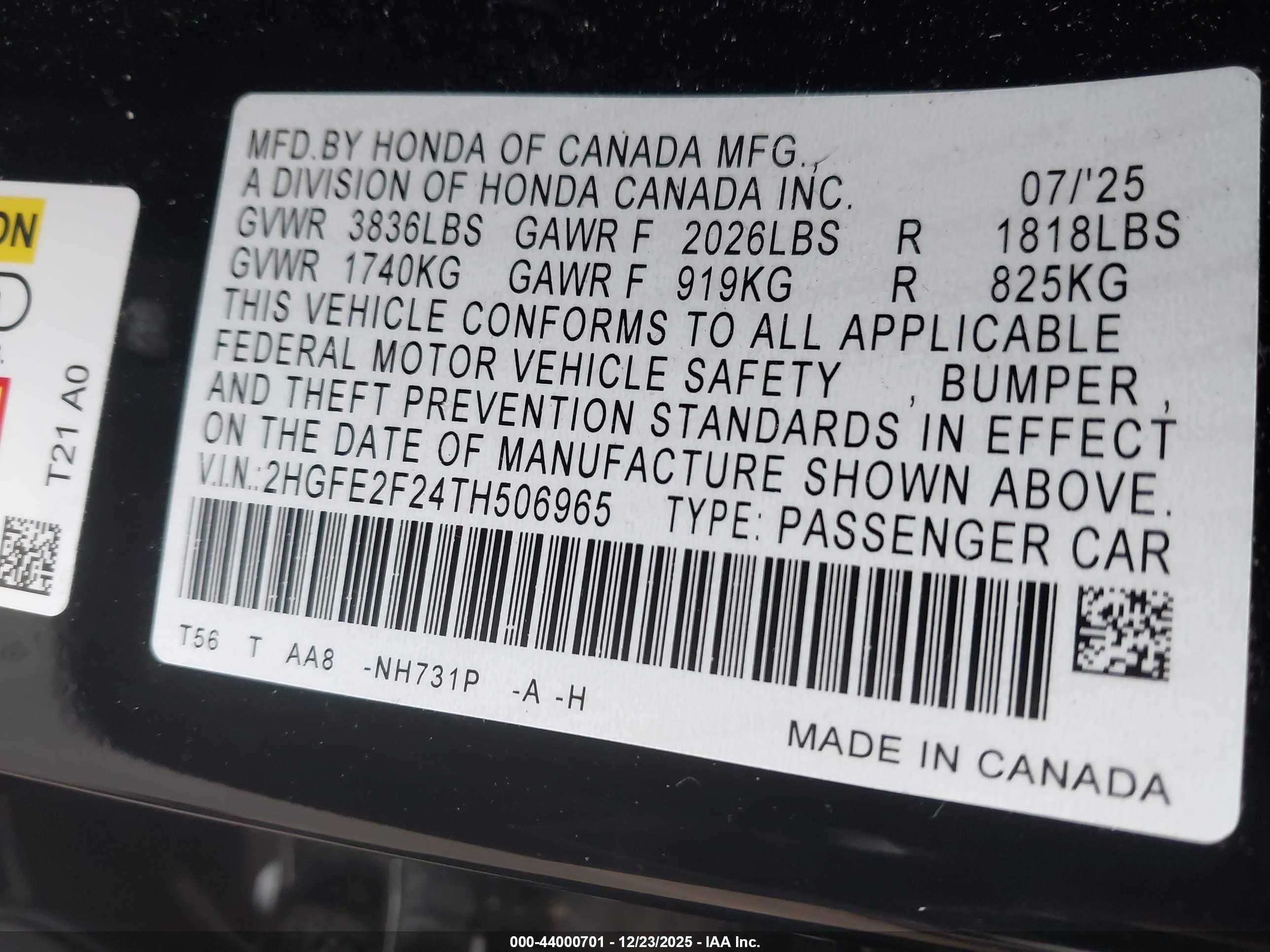 HONDA CIVIC image 9
