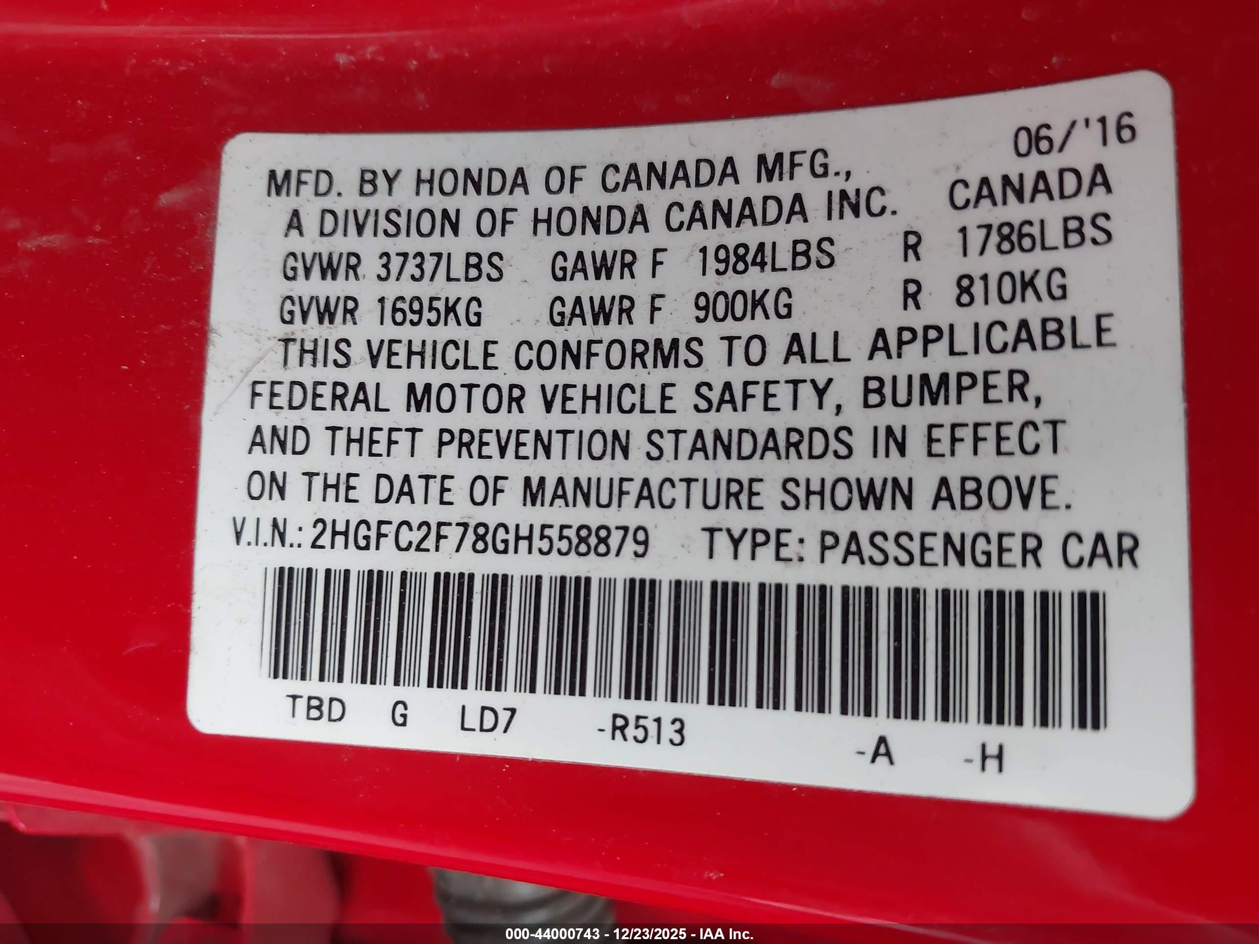 HONDA CIVIC image 9
