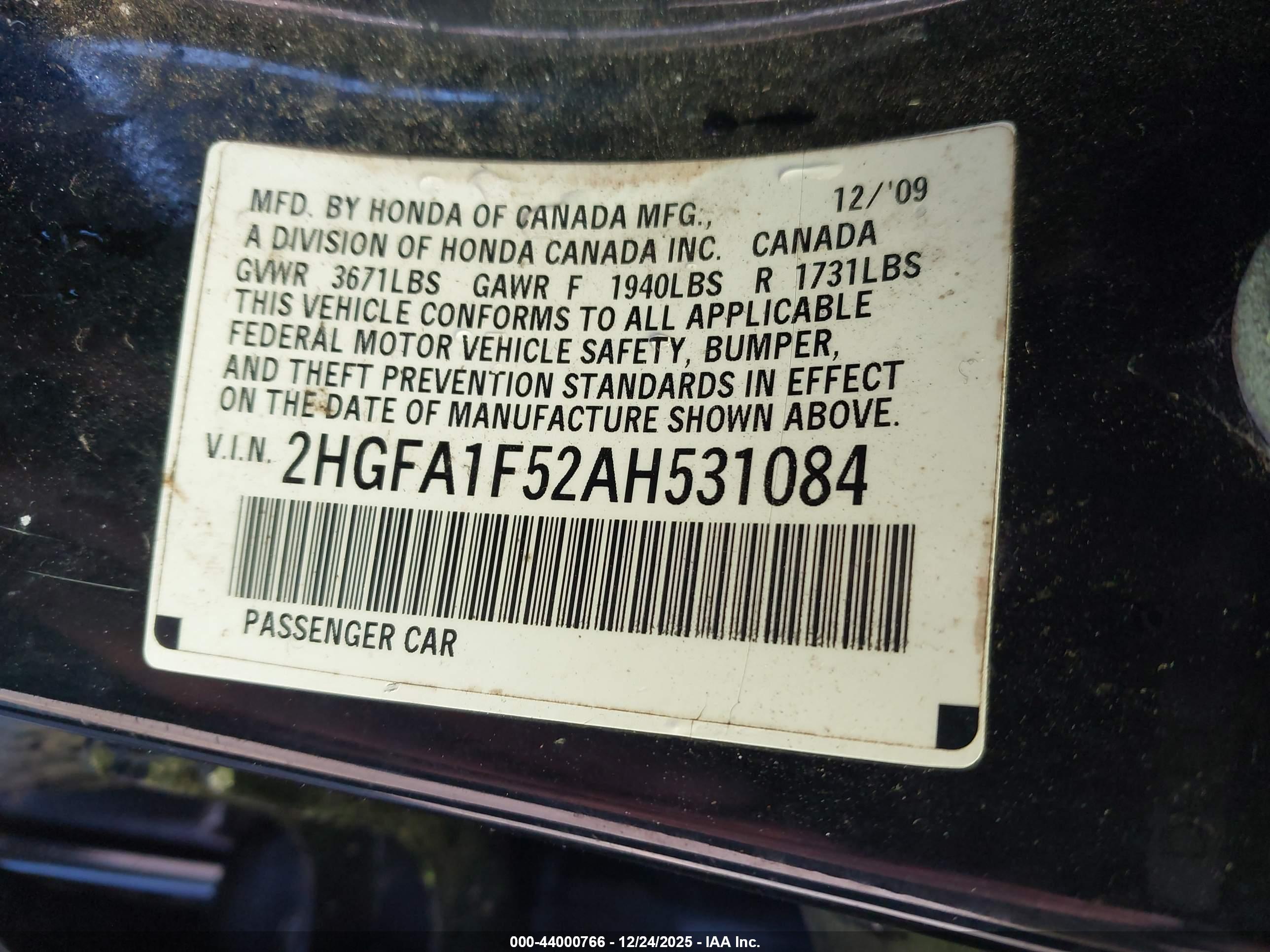 HONDA CIVIC image 9