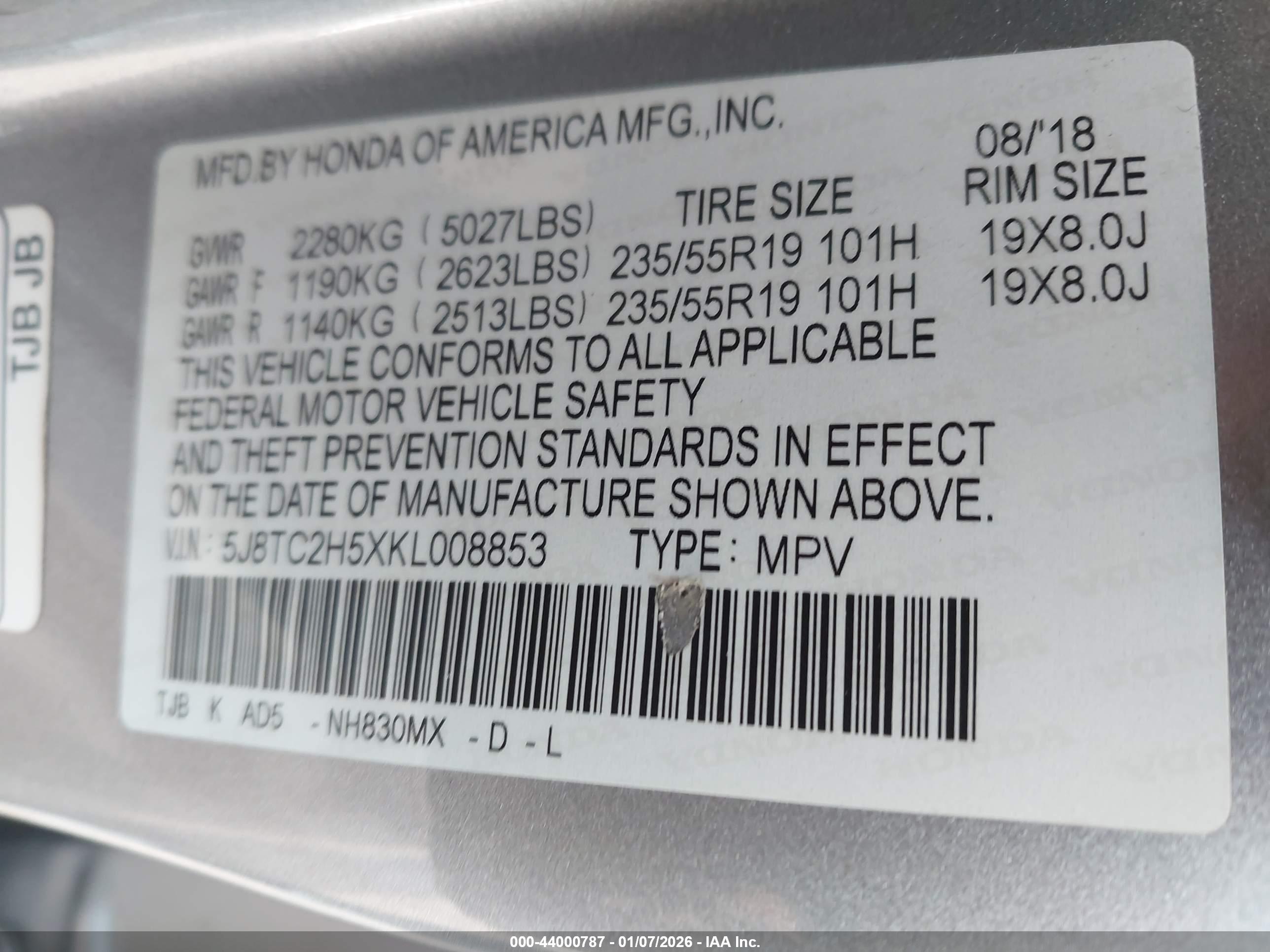 ACURA RDX image 9