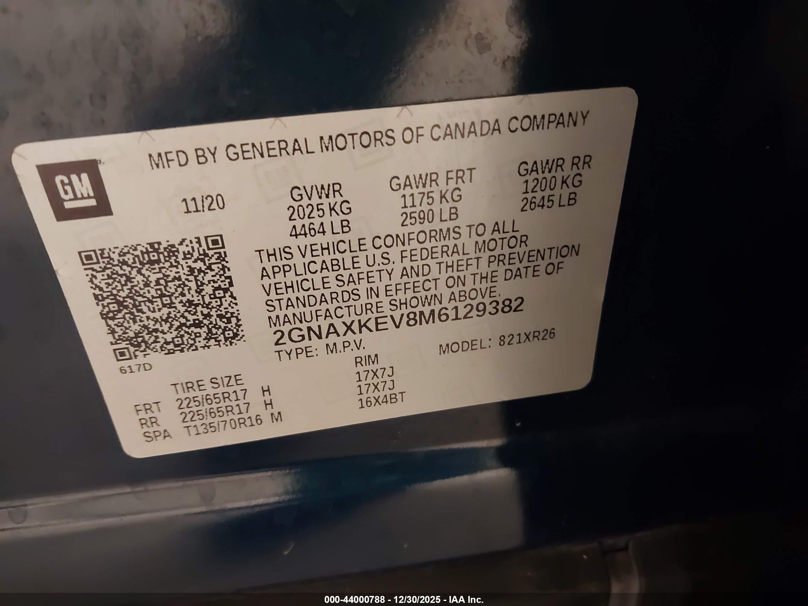 CHEVROLET EQUINOX image 9