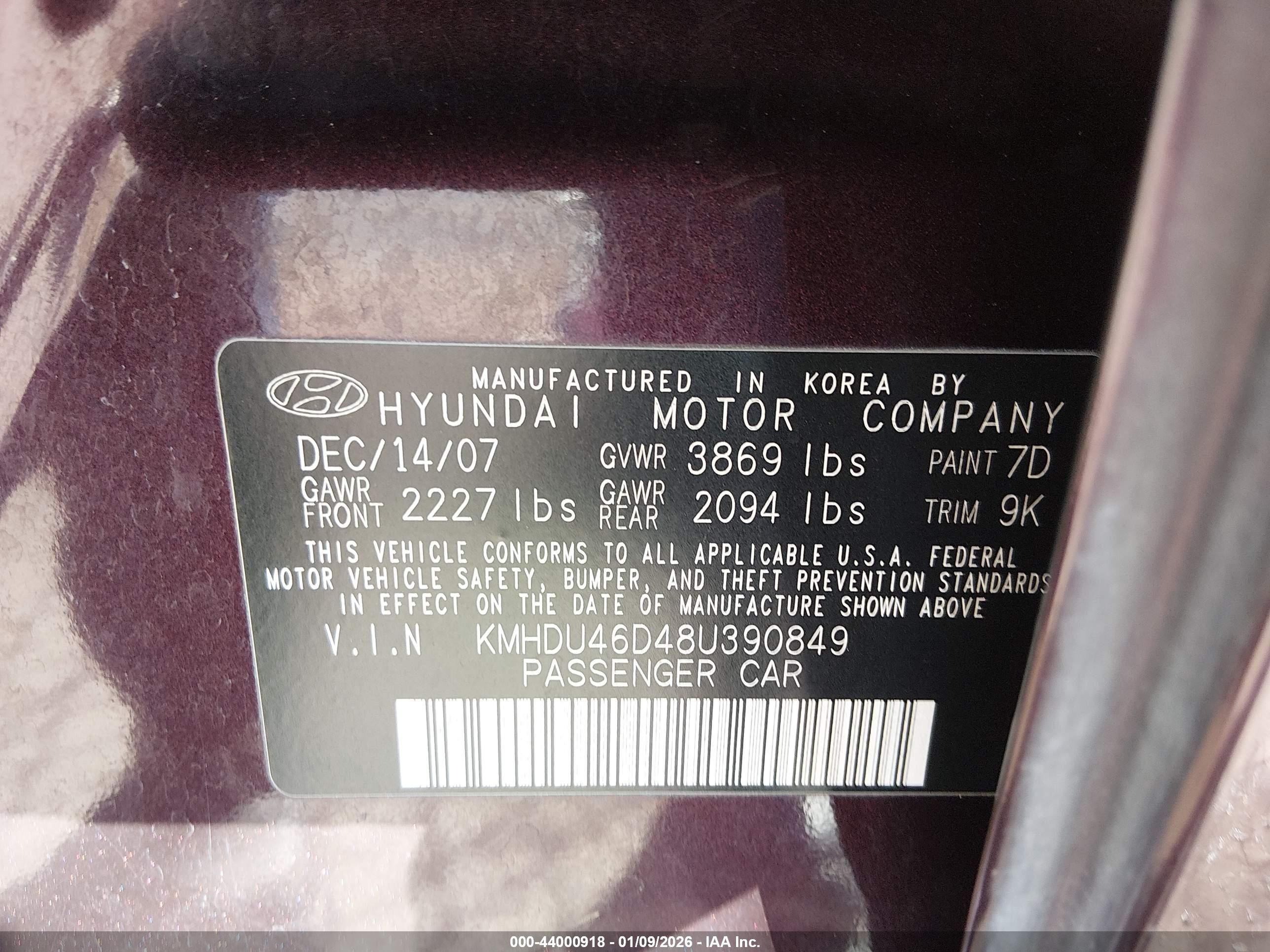 HYUNDAI ELANTRA image 9
