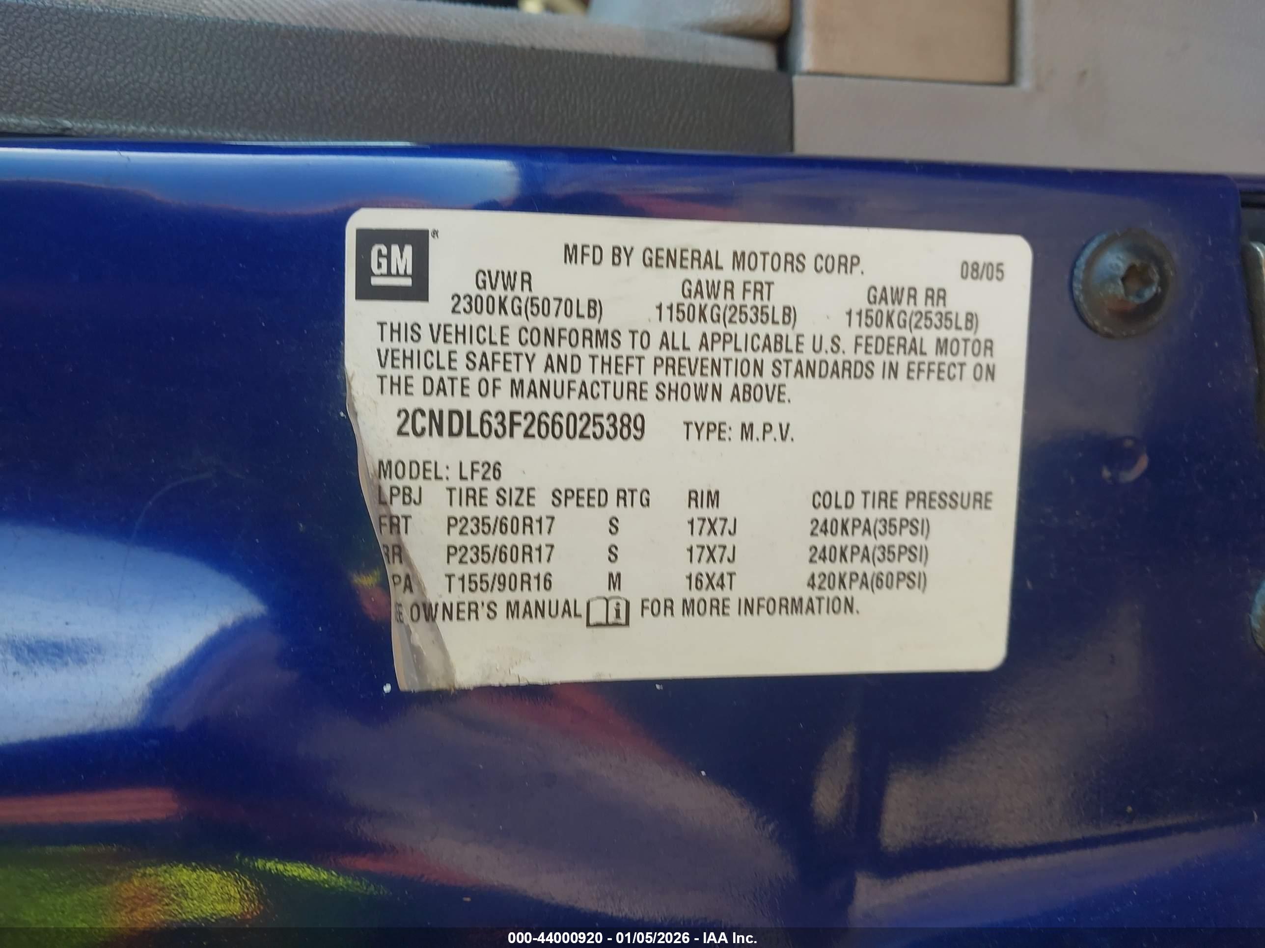 CHEVROLET EQUINOX image 9