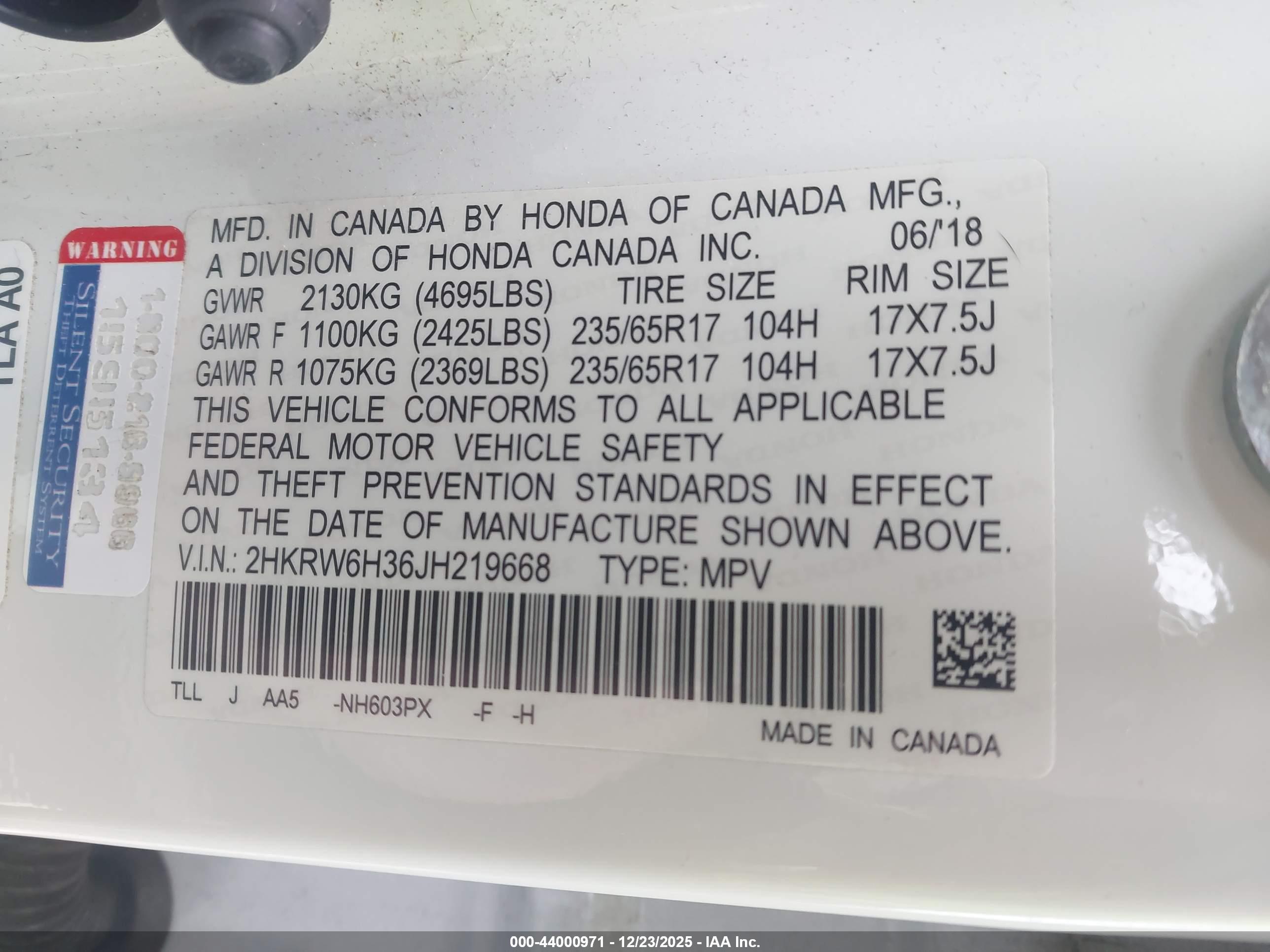 HONDA CR-V image 9
