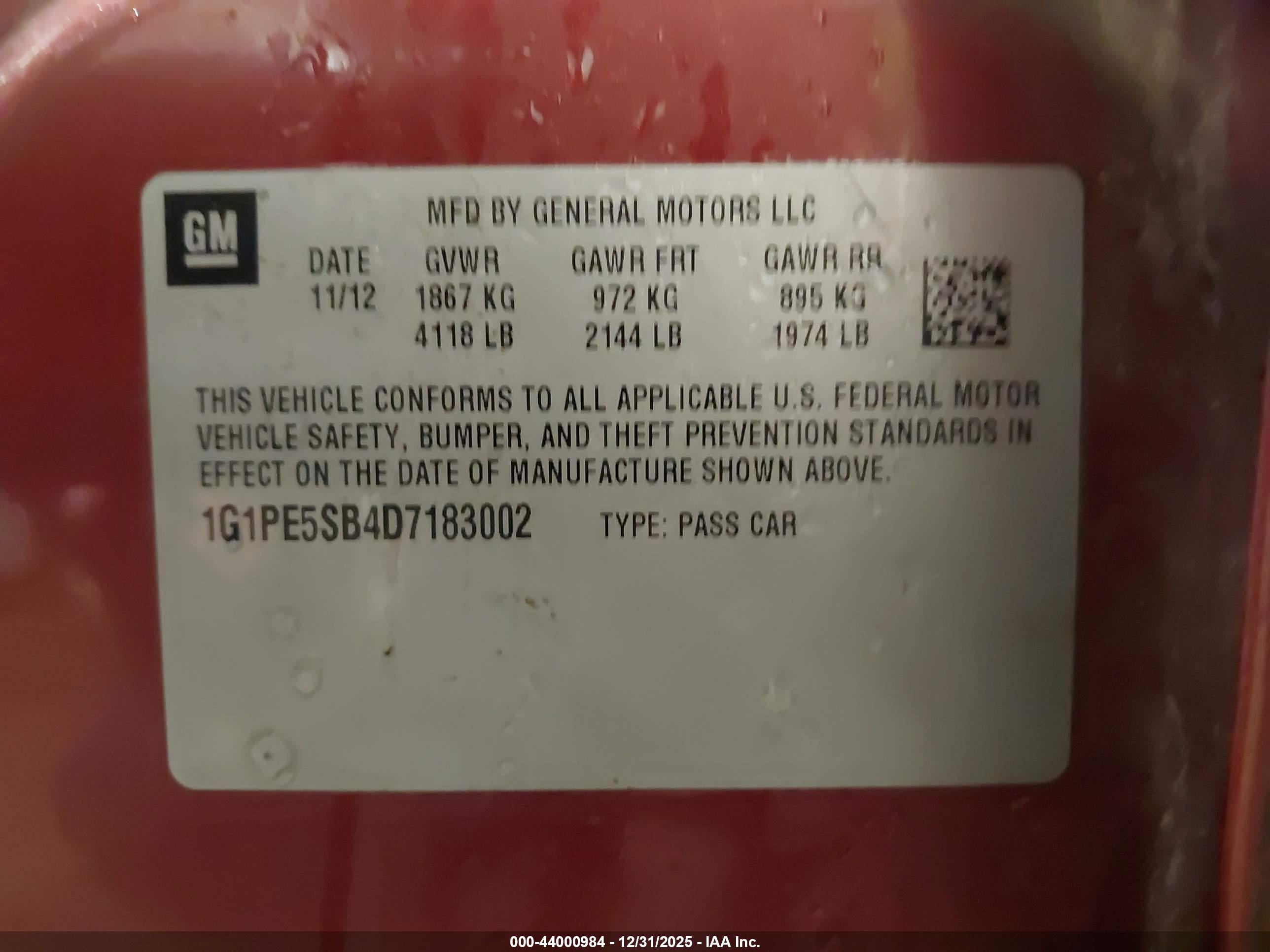 CHEVROLET CRUZE image 9
