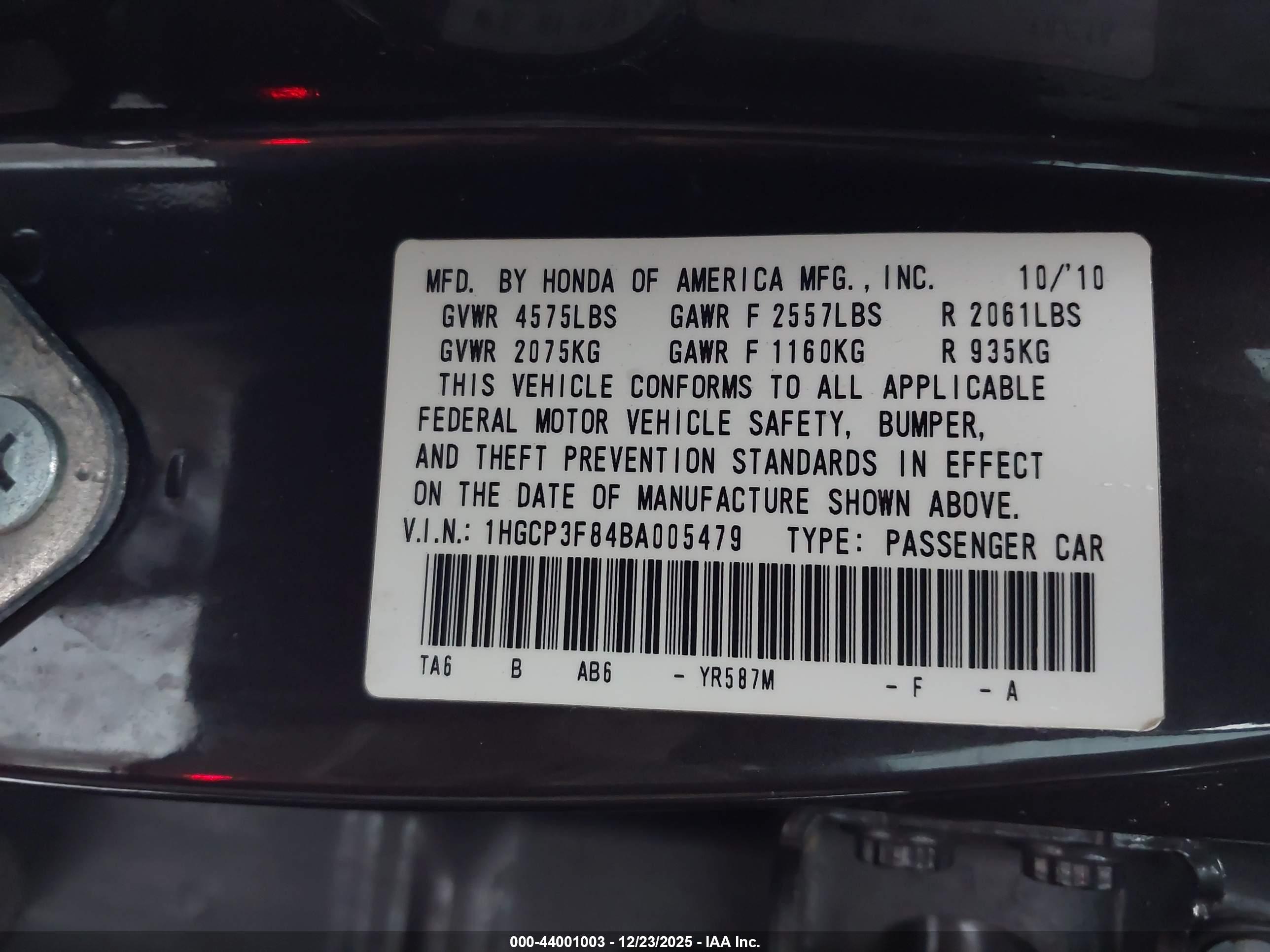 HONDA ACCORD image 9