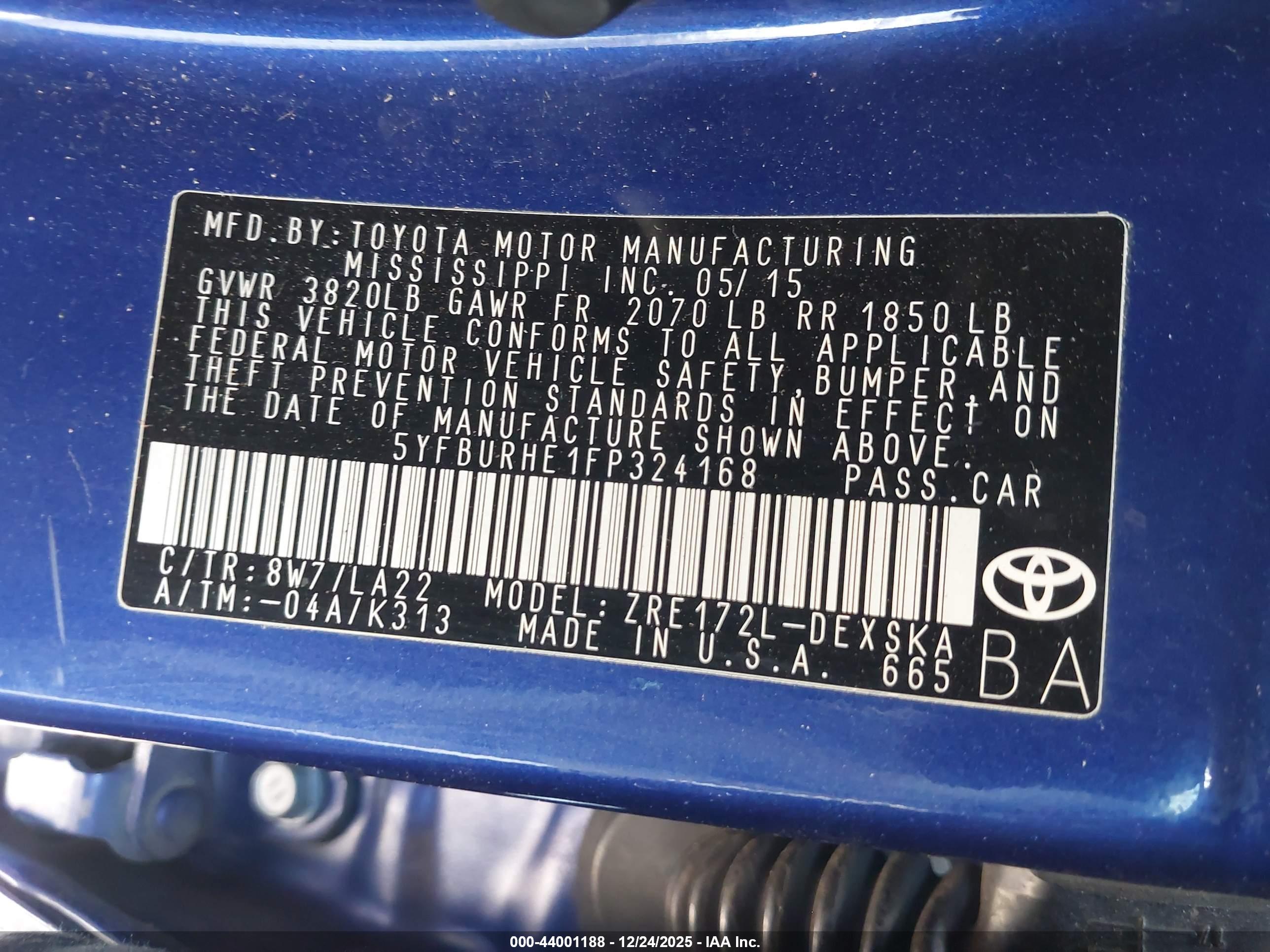 TOYOTA COROLLA image 9