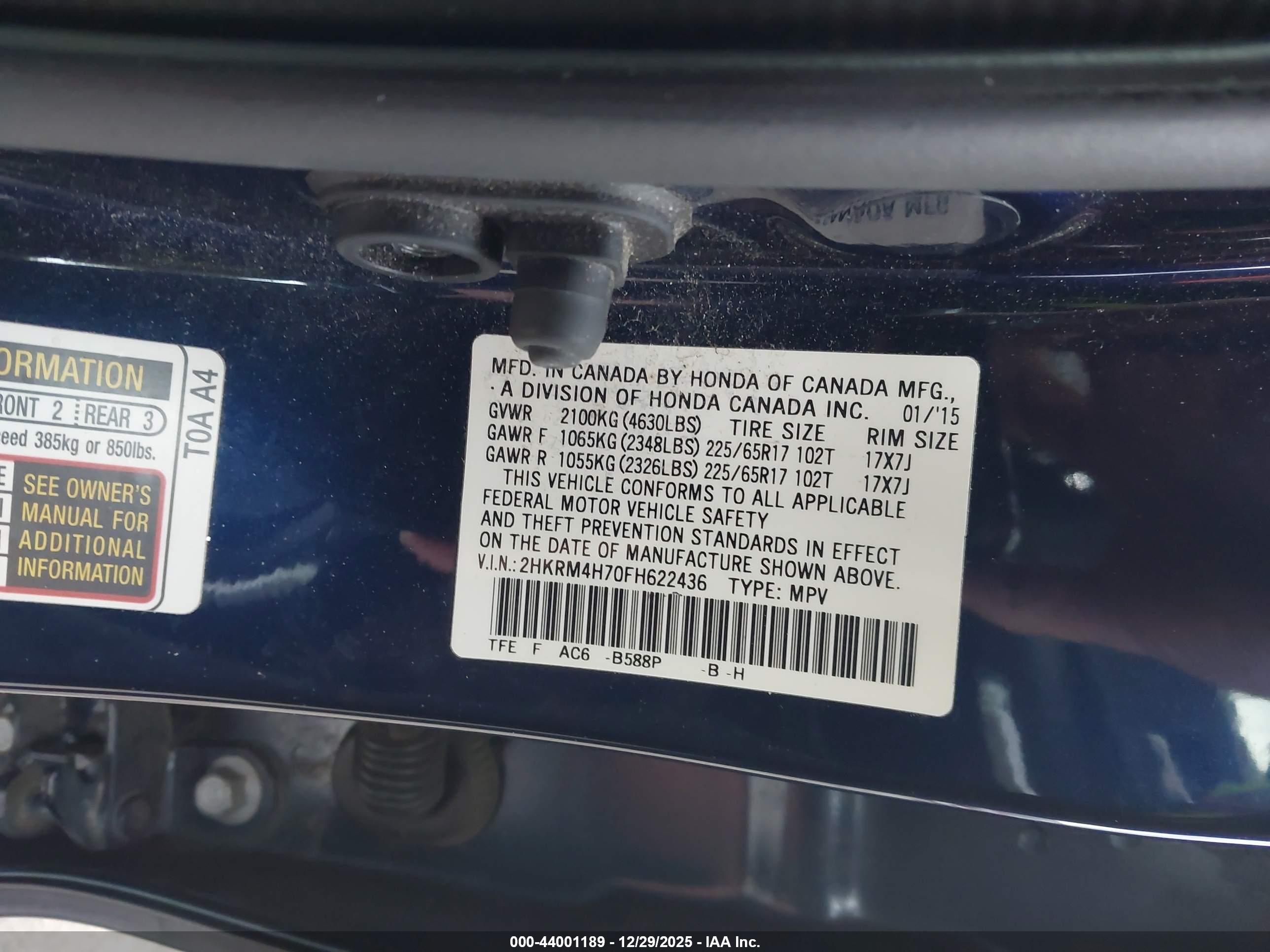 HONDA CR-V image 9