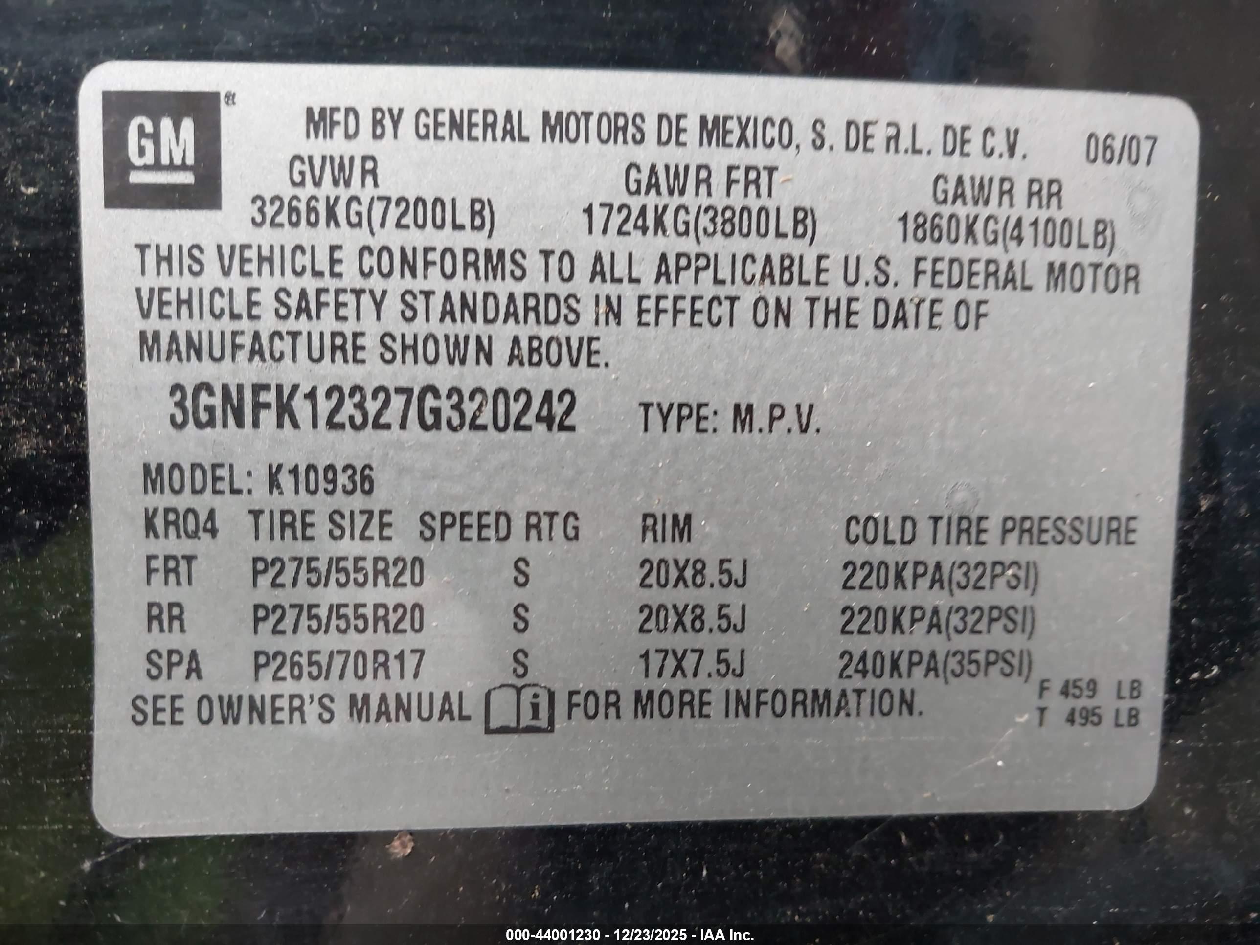CHEVROLET AVALANCHE image 9