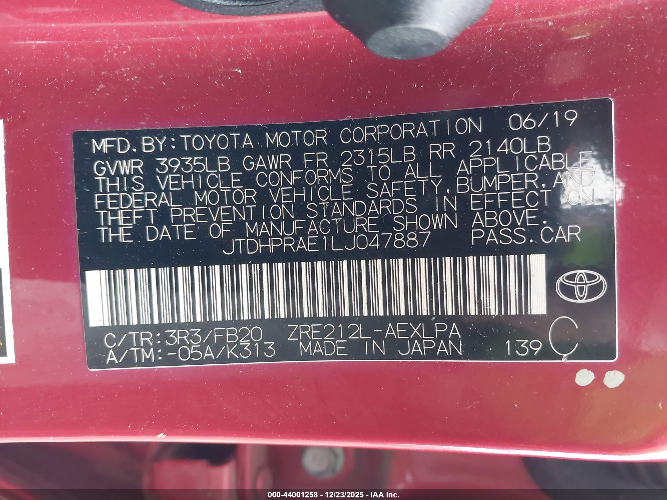 TOYOTA COROLLA image 9