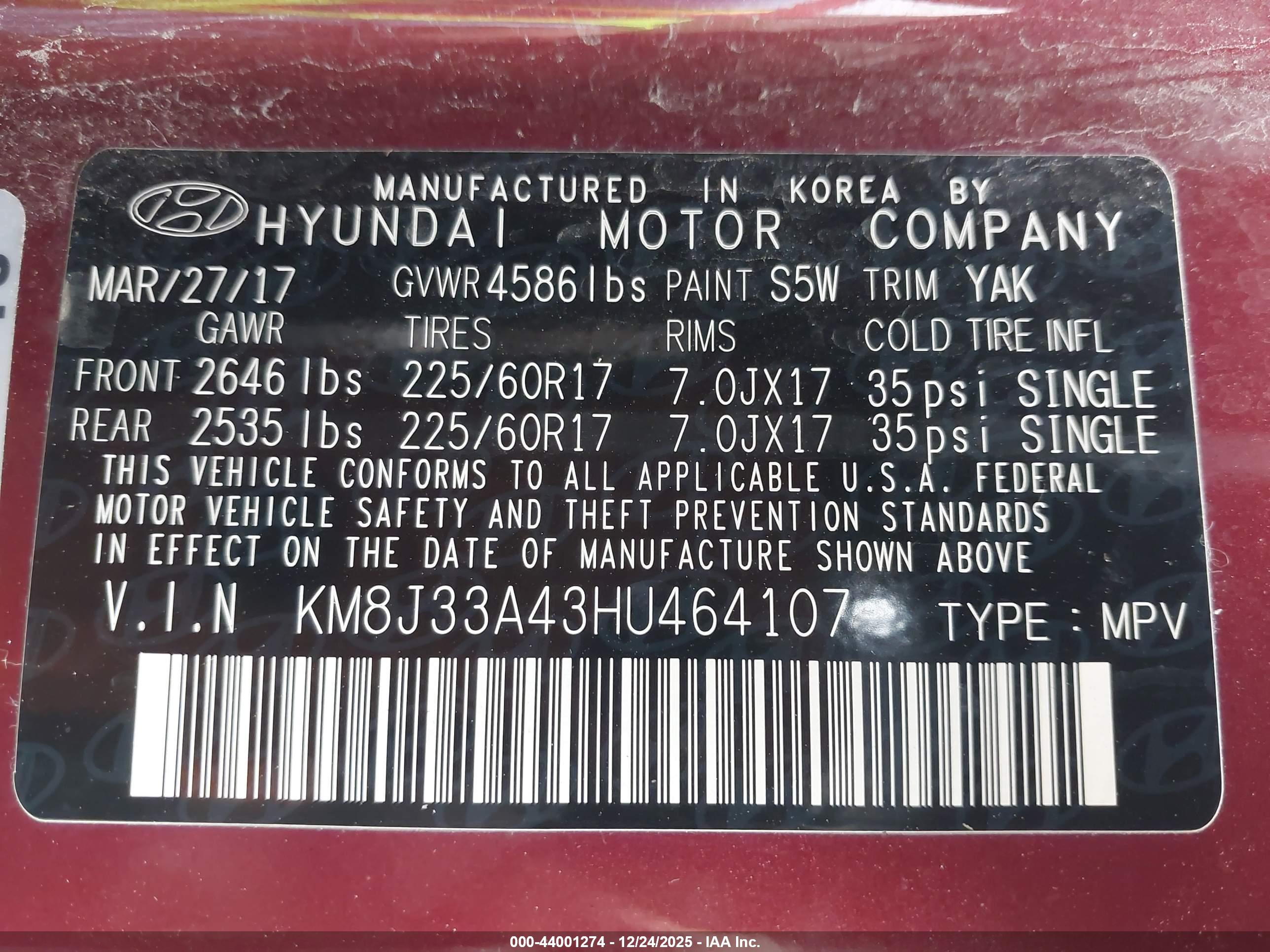 HYUNDAI TUCSON image 9