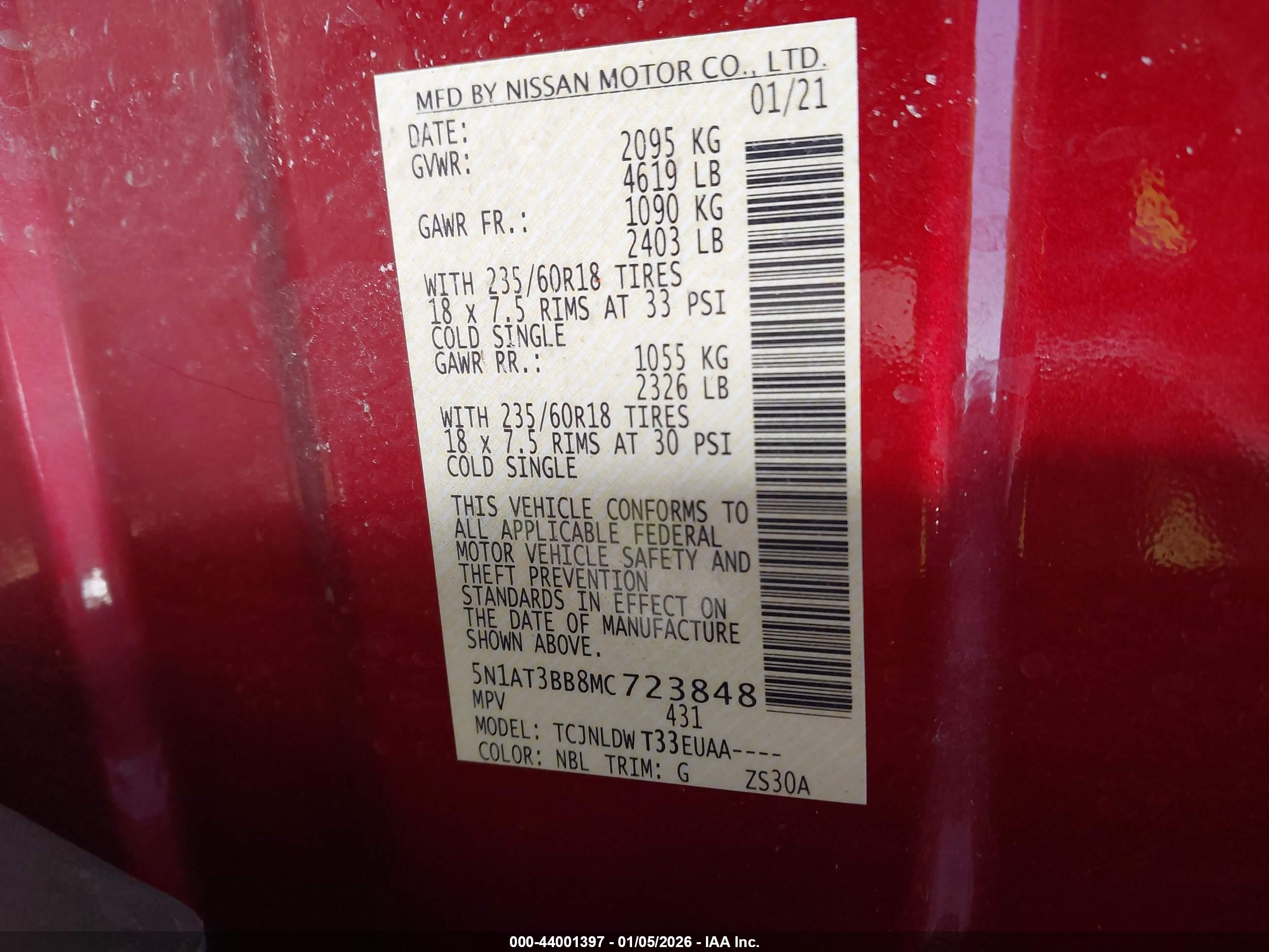 NISSAN ROGUE image 9