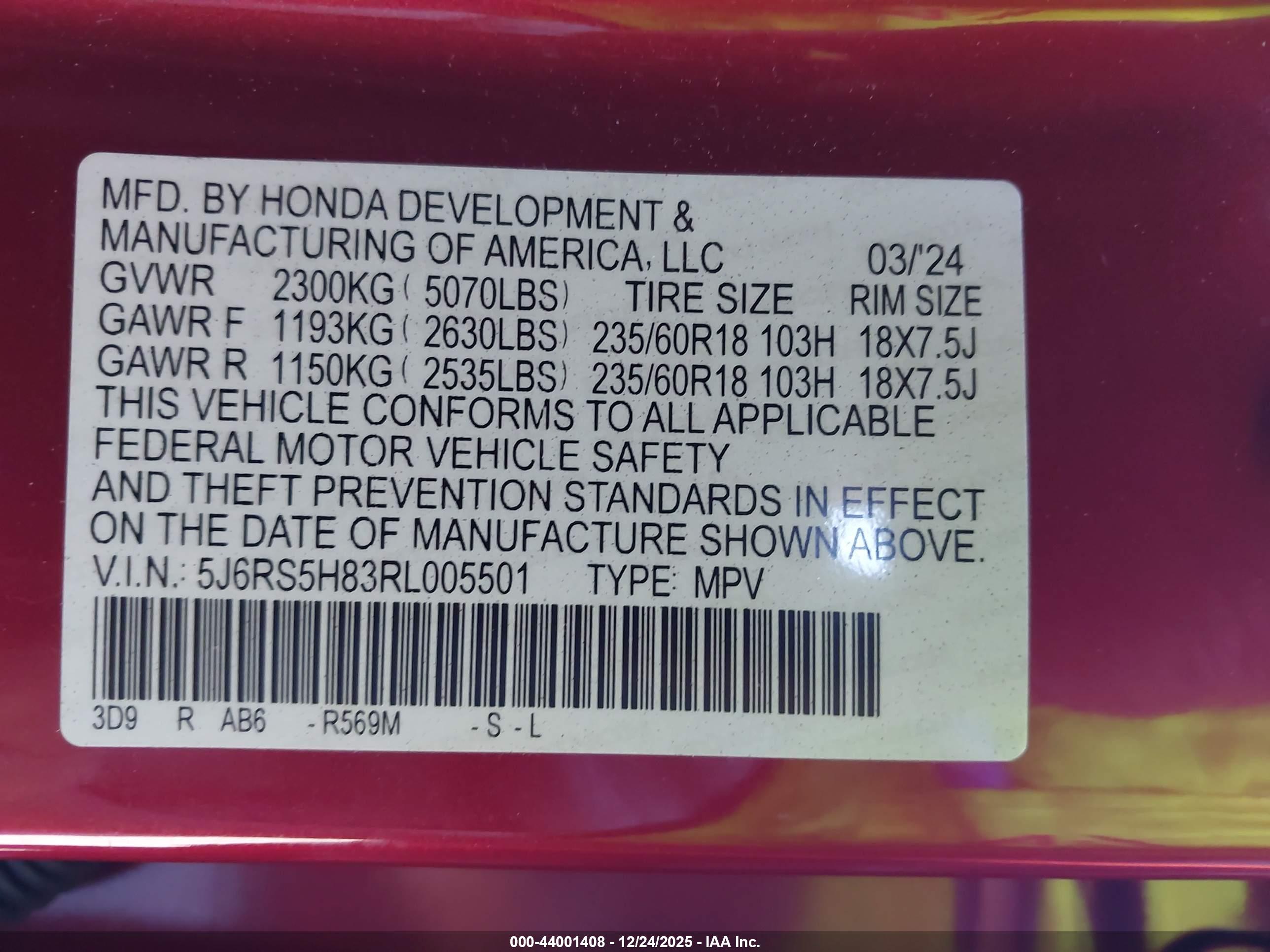 HONDA CR-V image 9