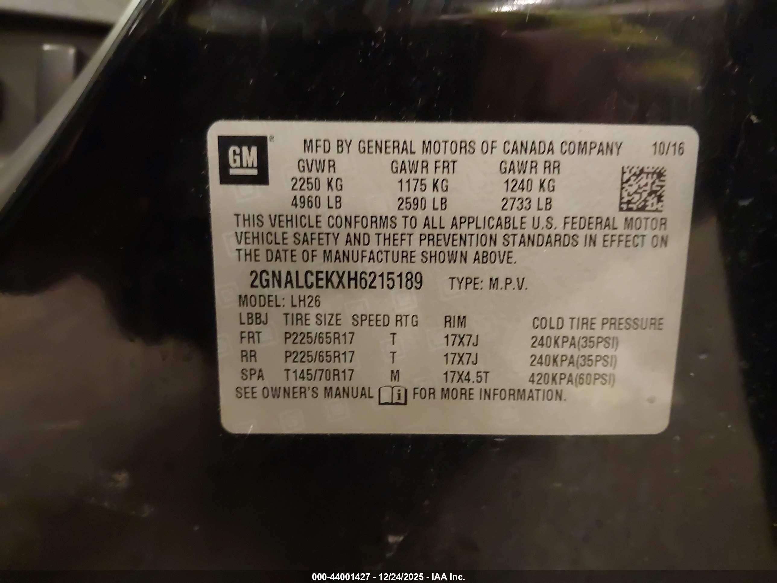 CHEVROLET EQUINOX image 9