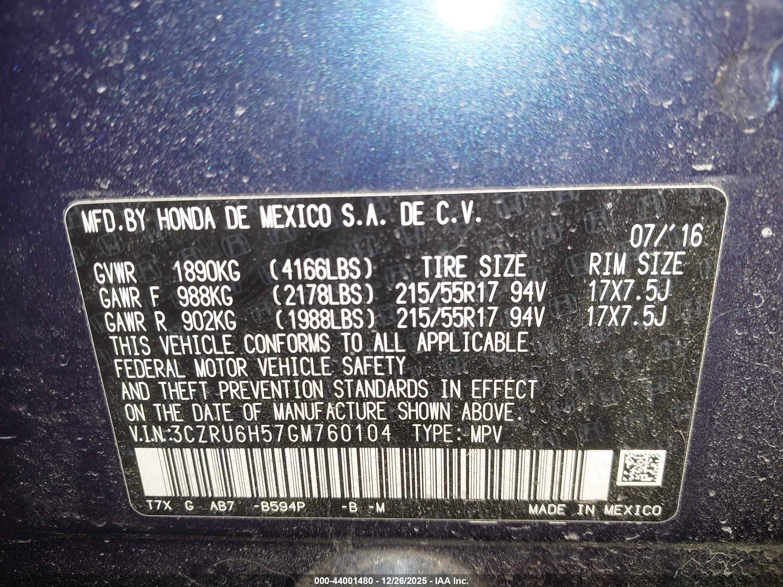 HONDA HR-V image 9