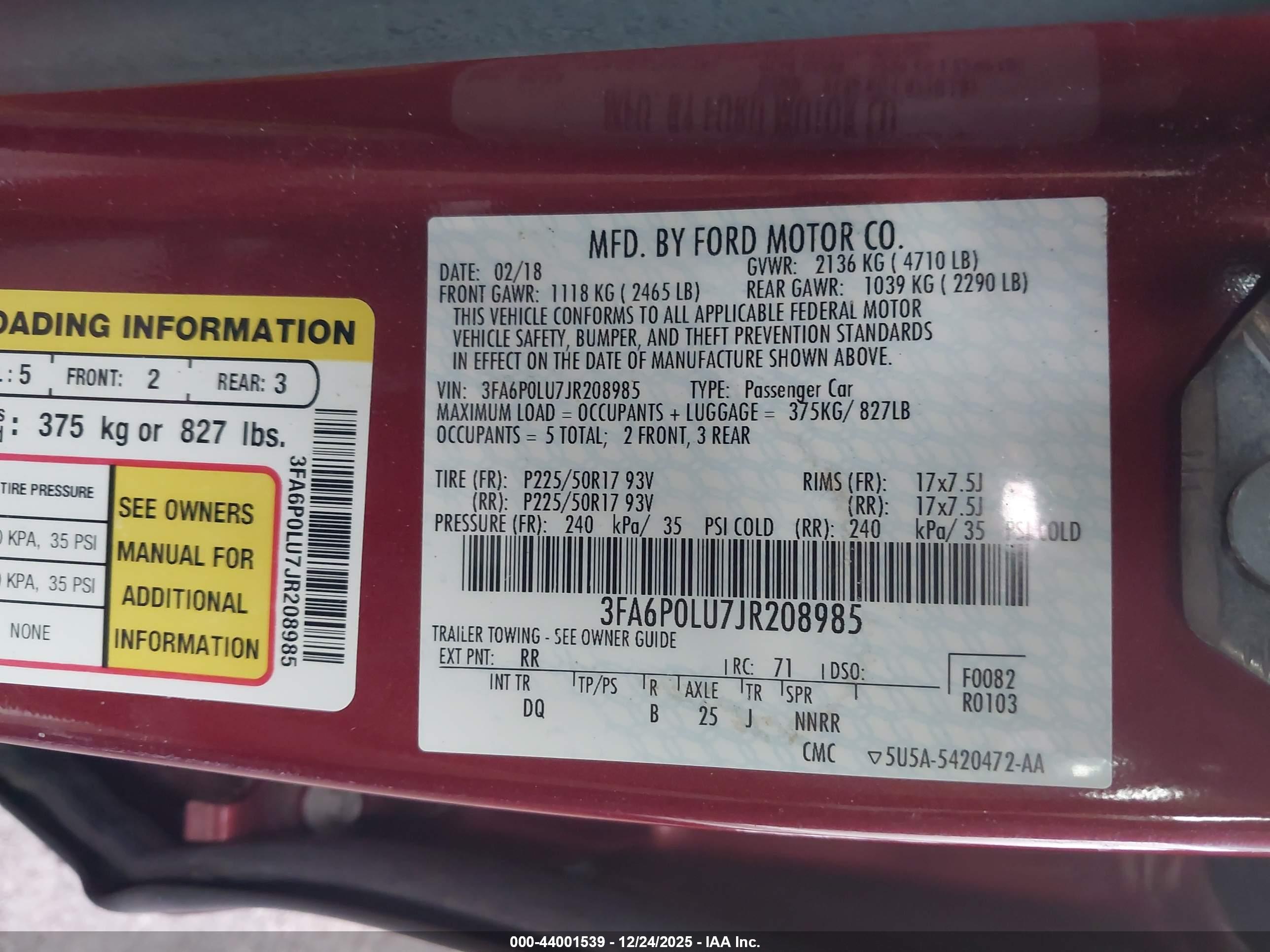 FORD FUSION image 9