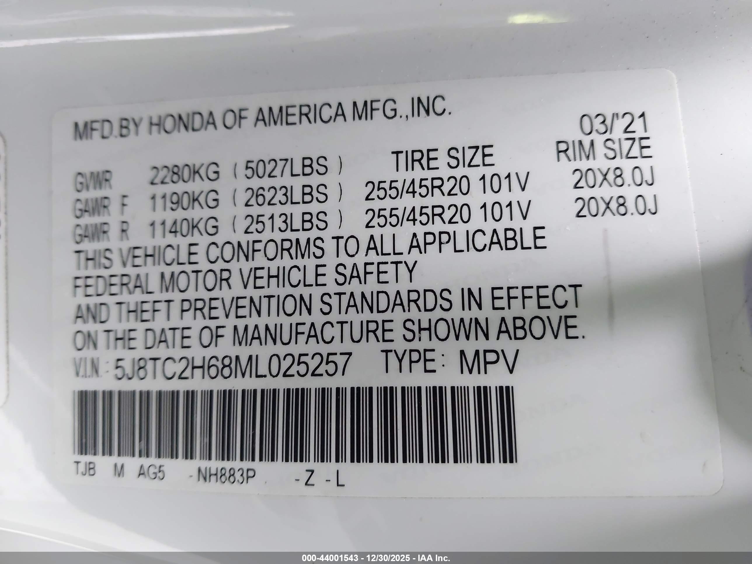 ACURA RDX image 9