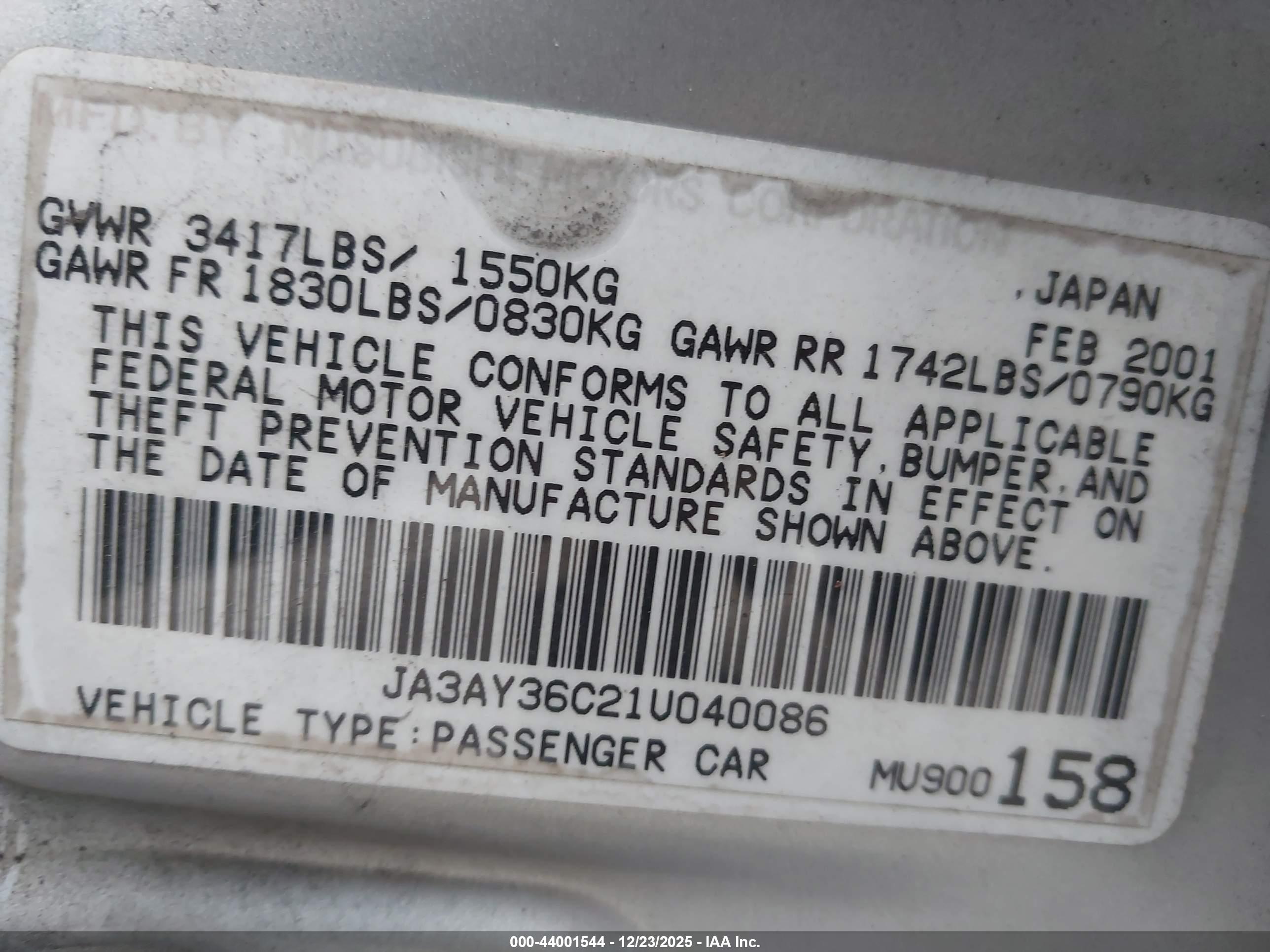MITSUBISHI MIRAGE image 9
