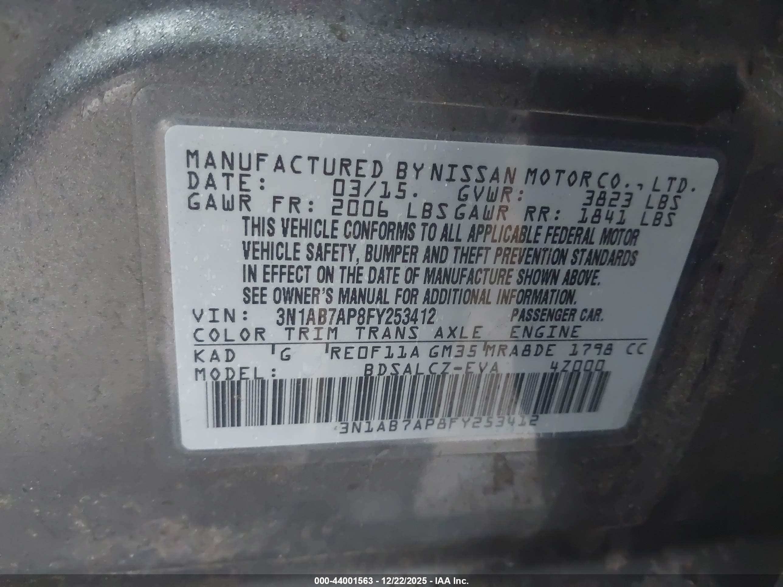 NISSAN SENTRA image 9