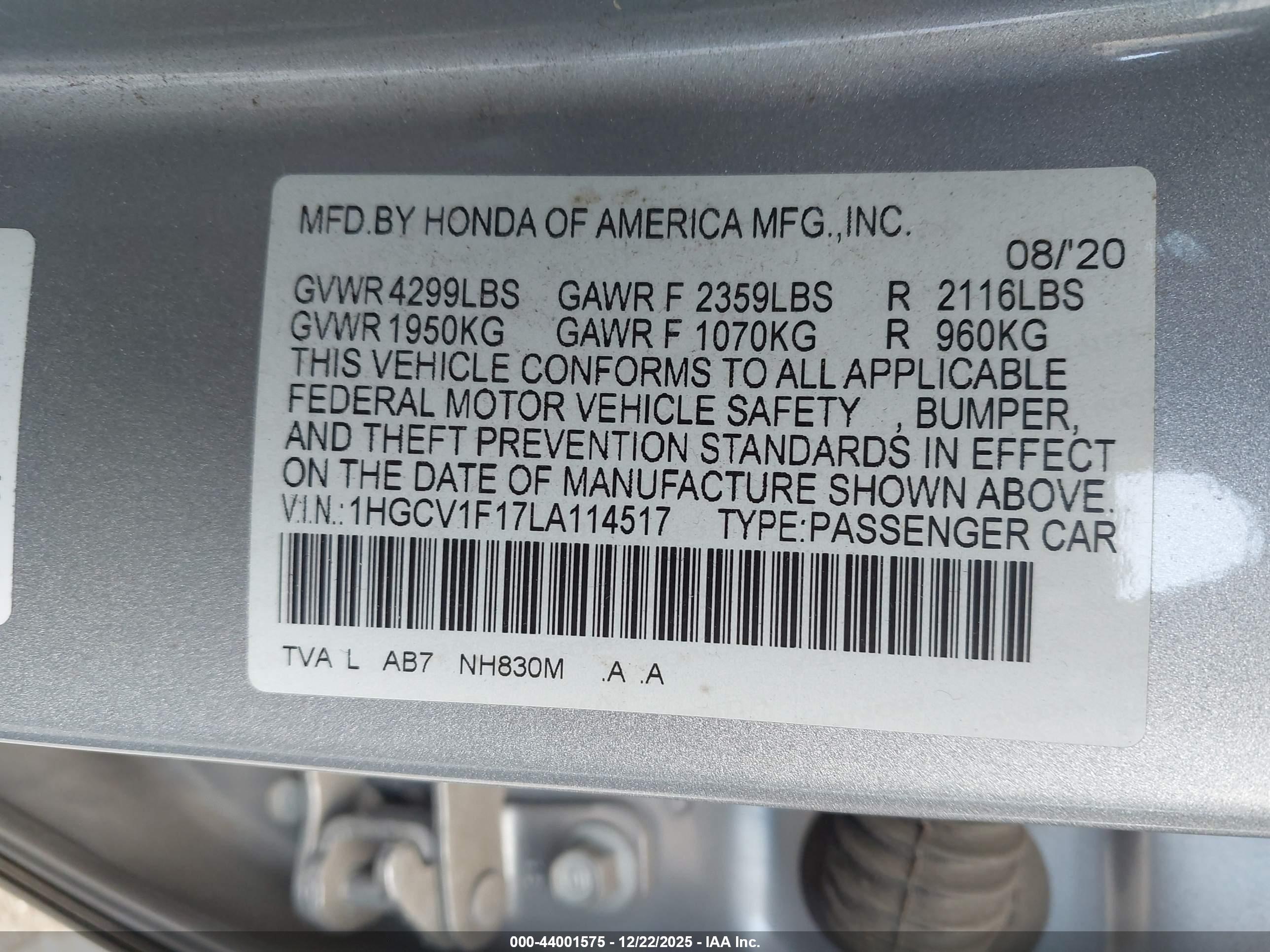 HONDA ACCORD image 9