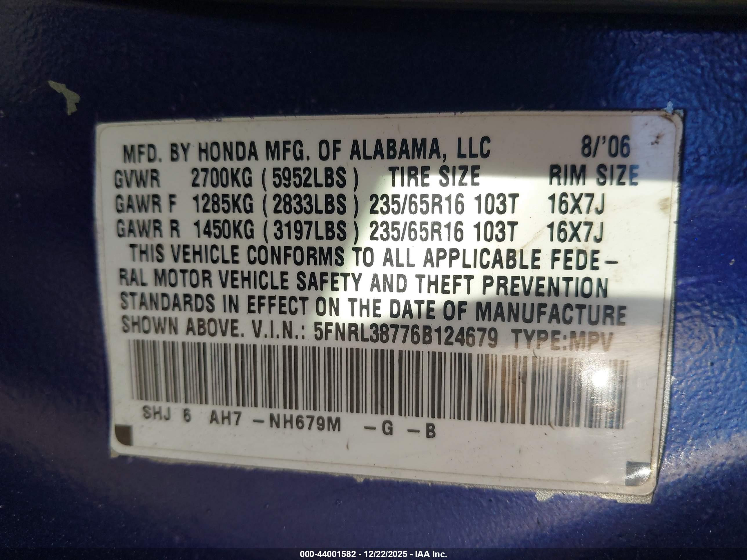 HONDA ODYSSEY image 9