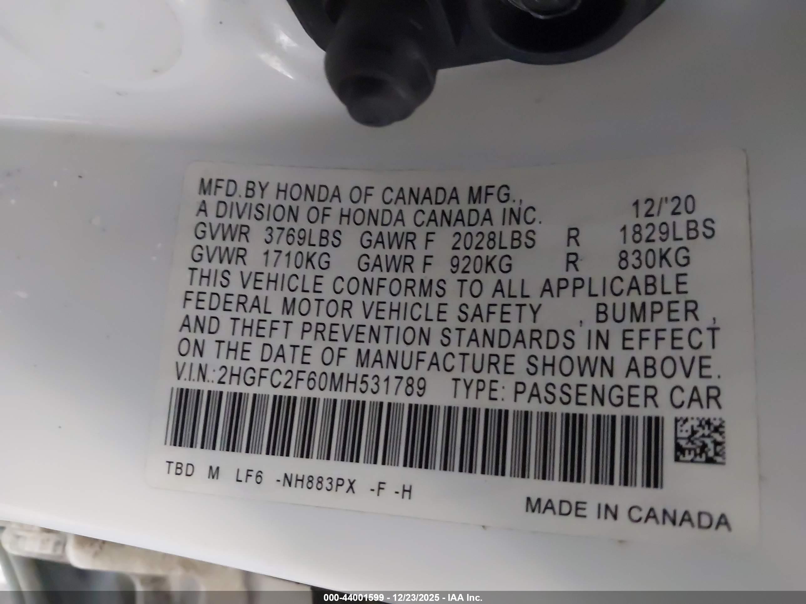 HONDA CIVIC image 9