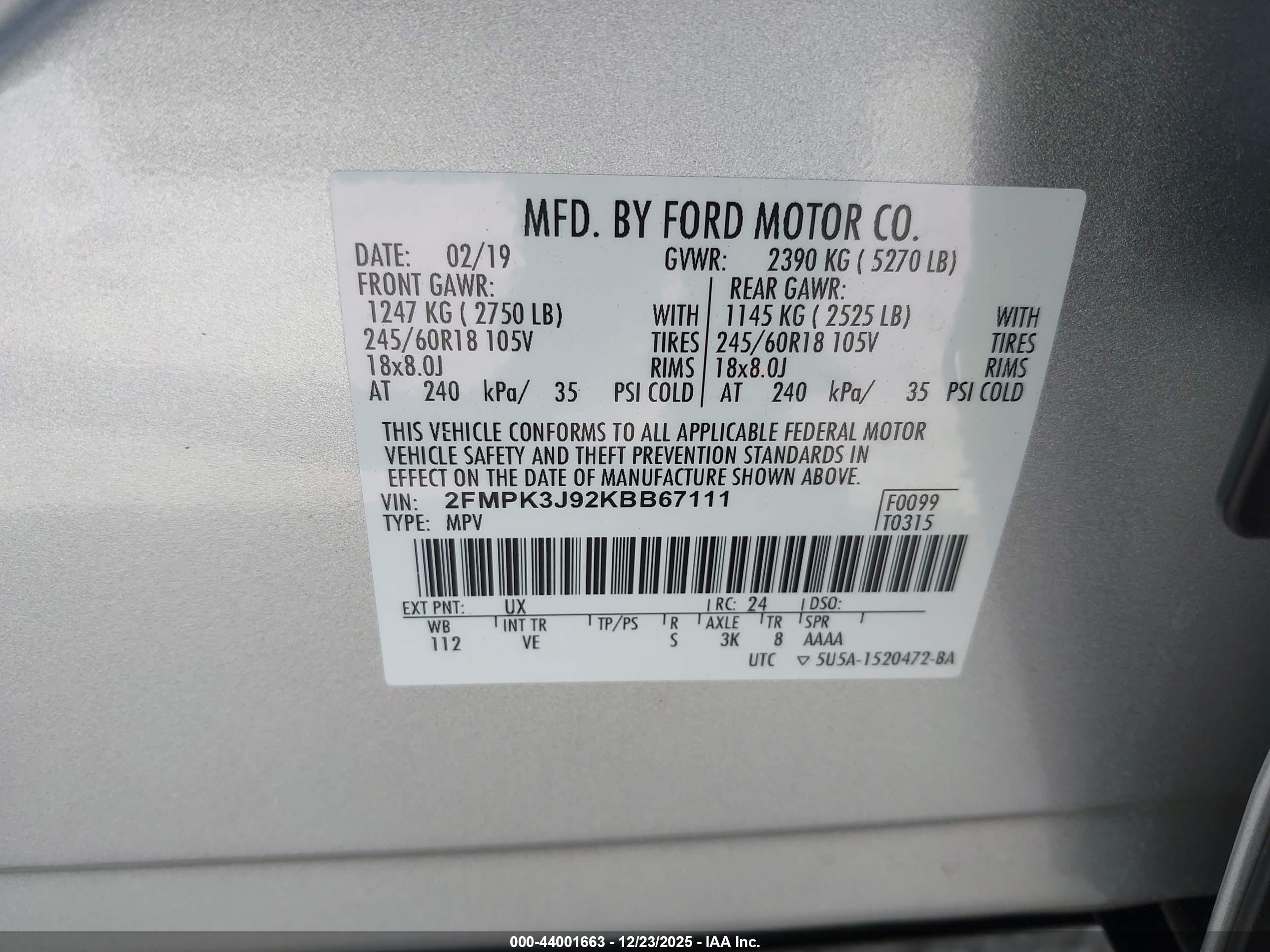 FORD EDGE image 9