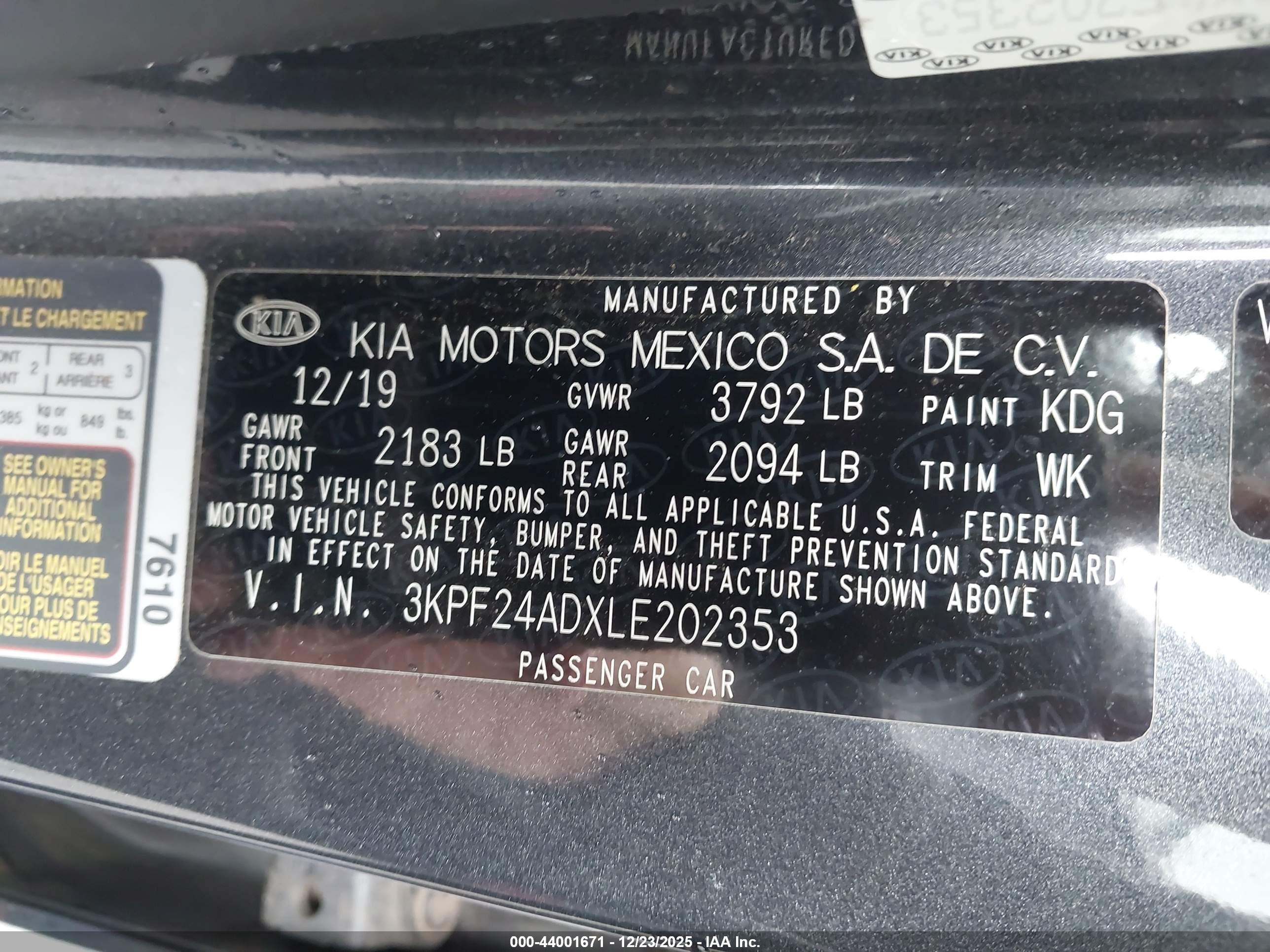 KIA FORTE image 9