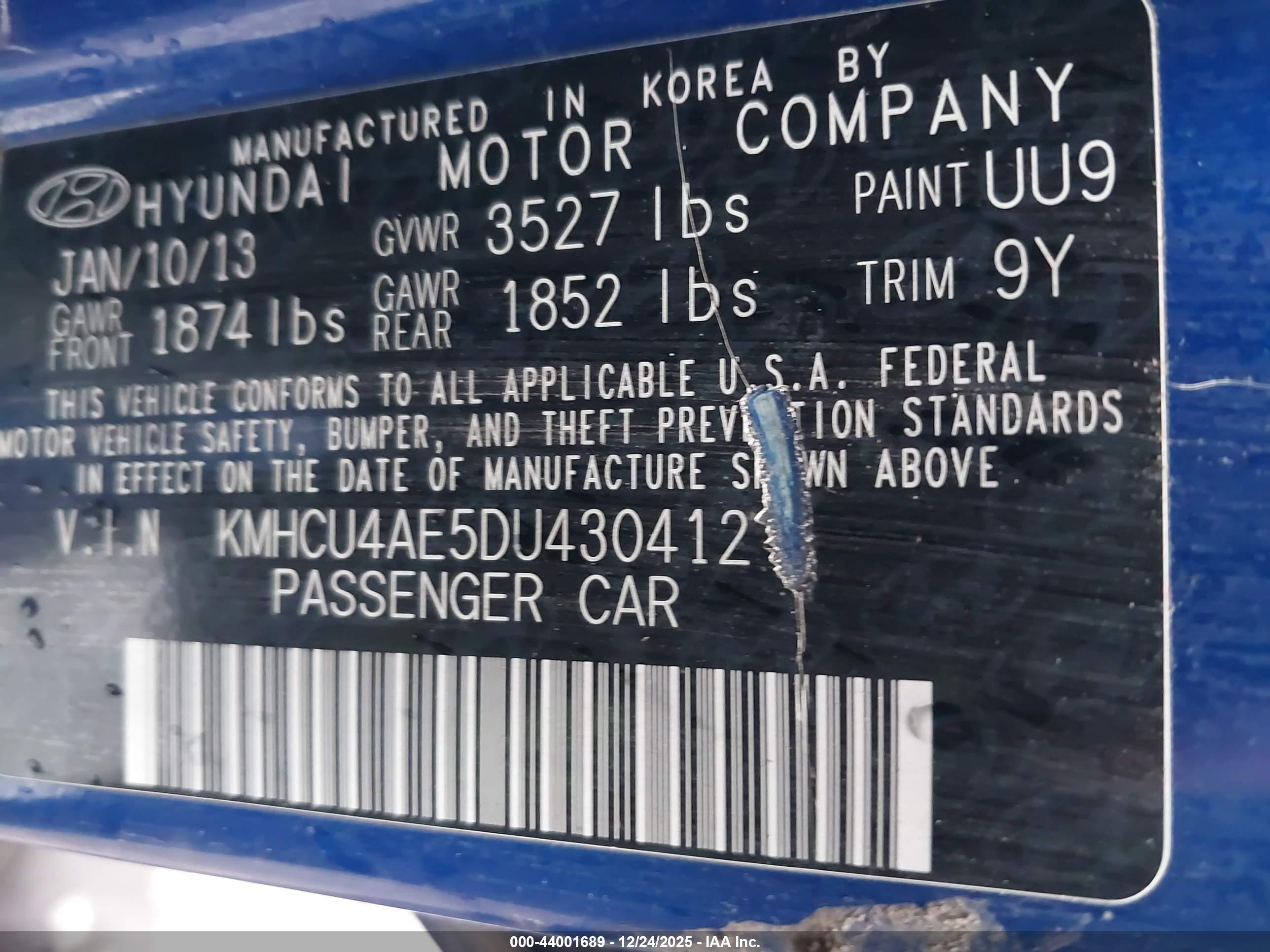 HYUNDAI ACCENT image 9