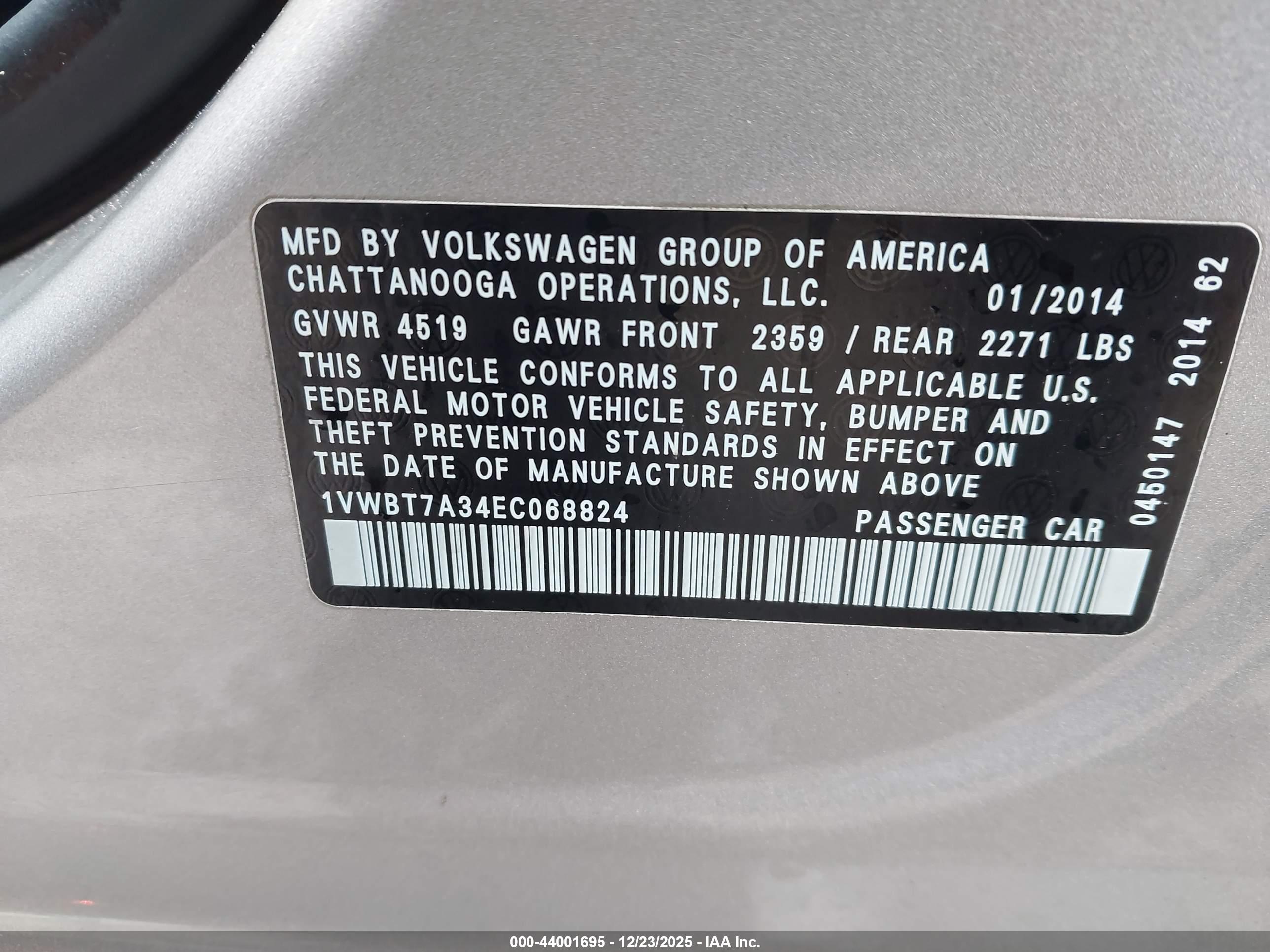 VOLKSWAGEN PASSAT image 9