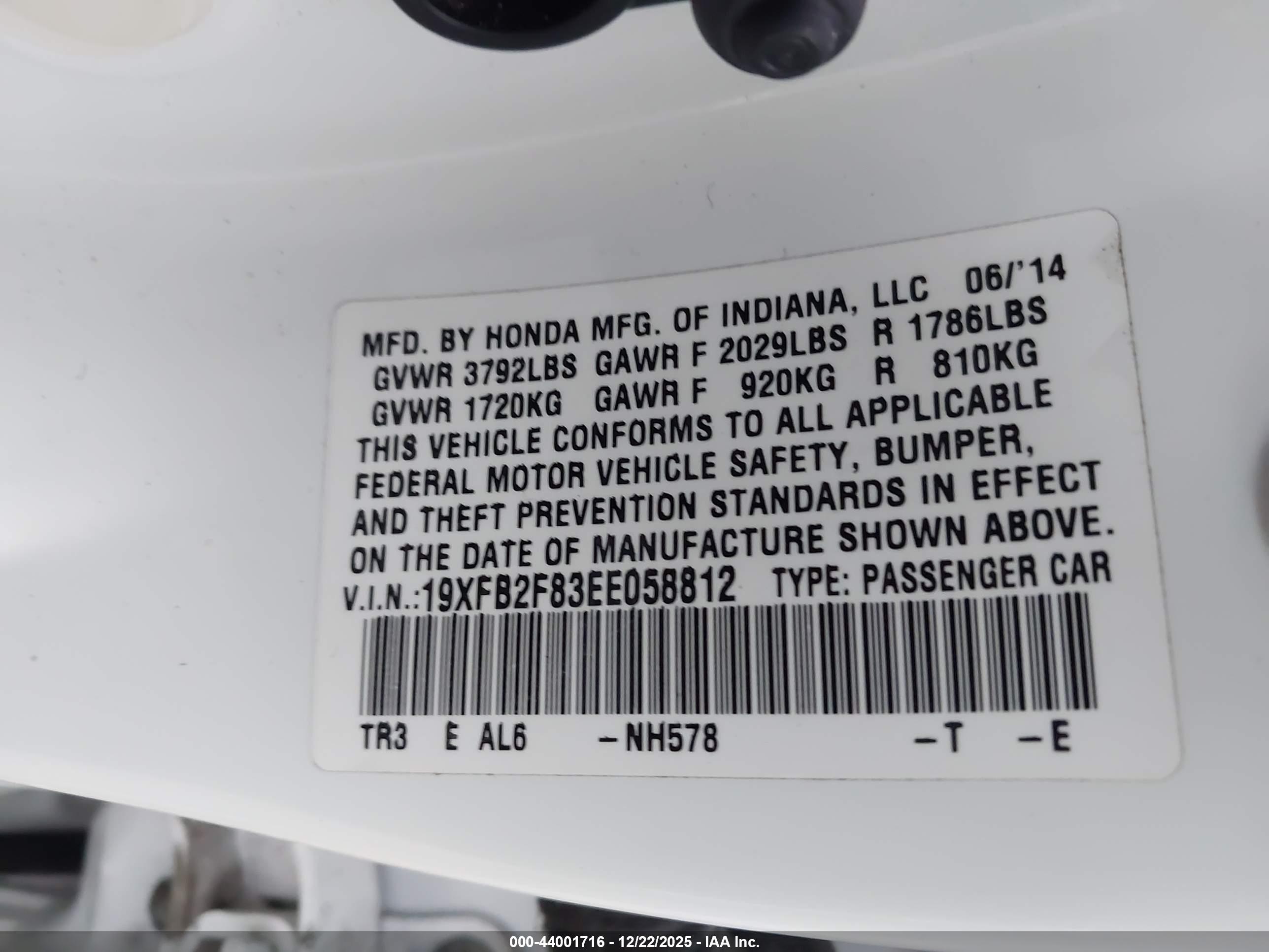 HONDA CIVIC image 9
