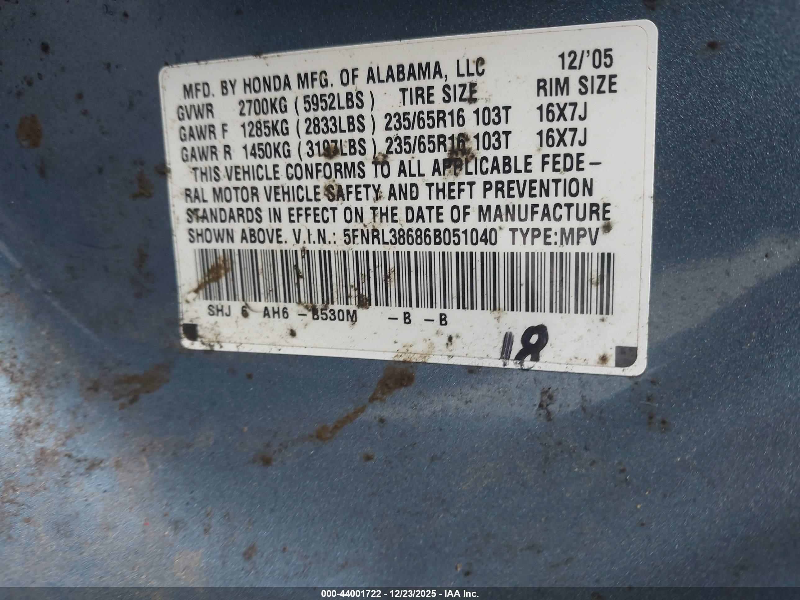 HONDA ODYSSEY image 9