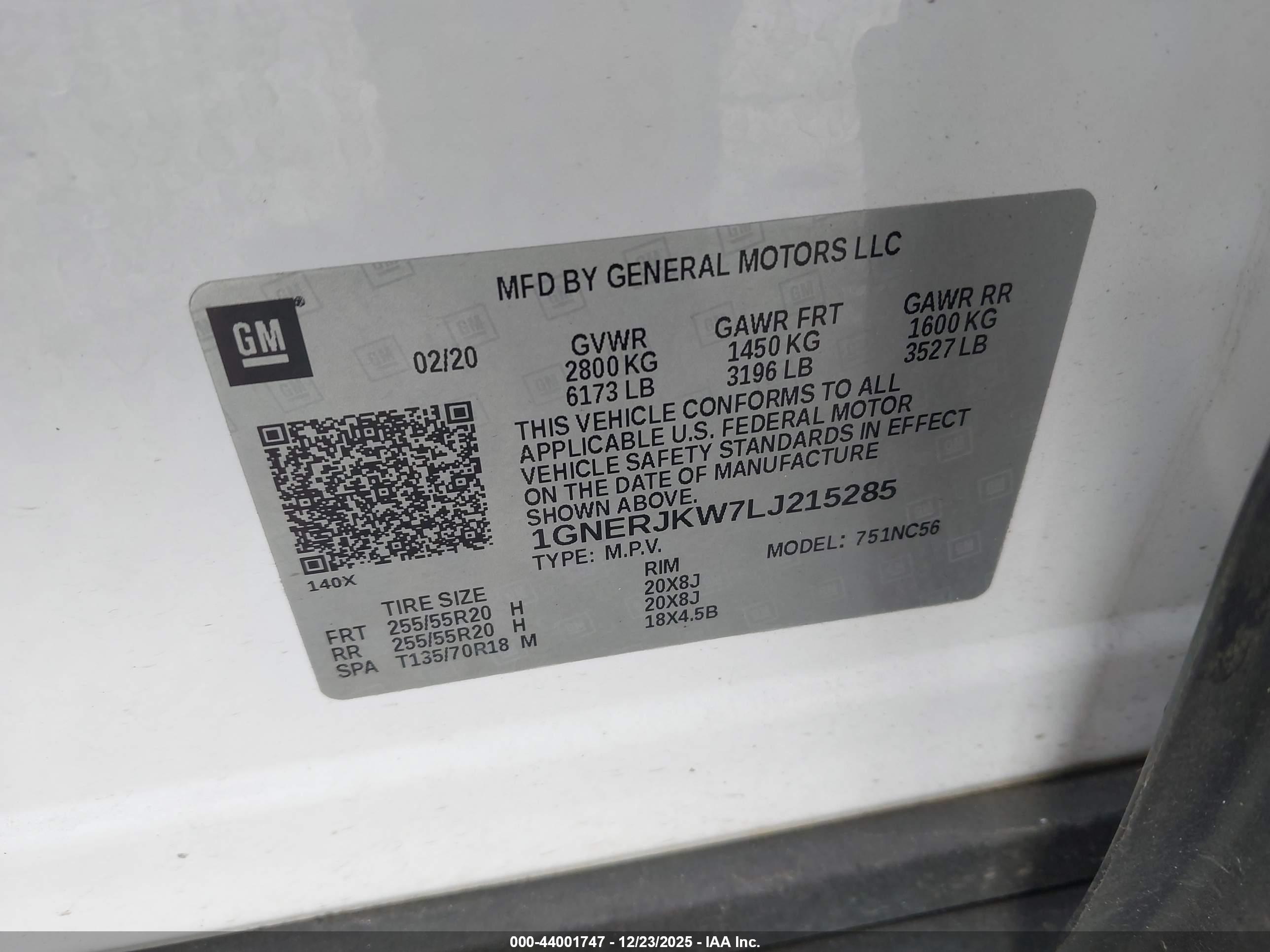 CHEVROLET TRAVERSE image 9