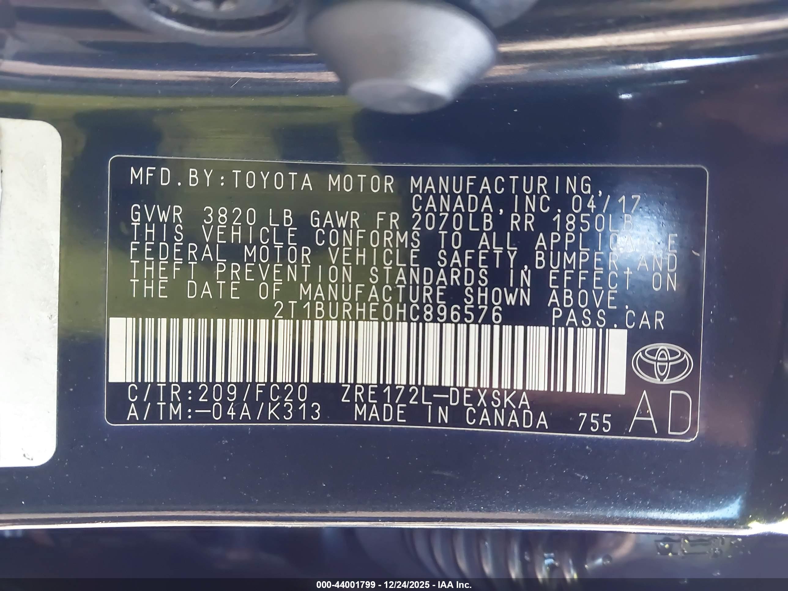 TOYOTA COROLLA image 9