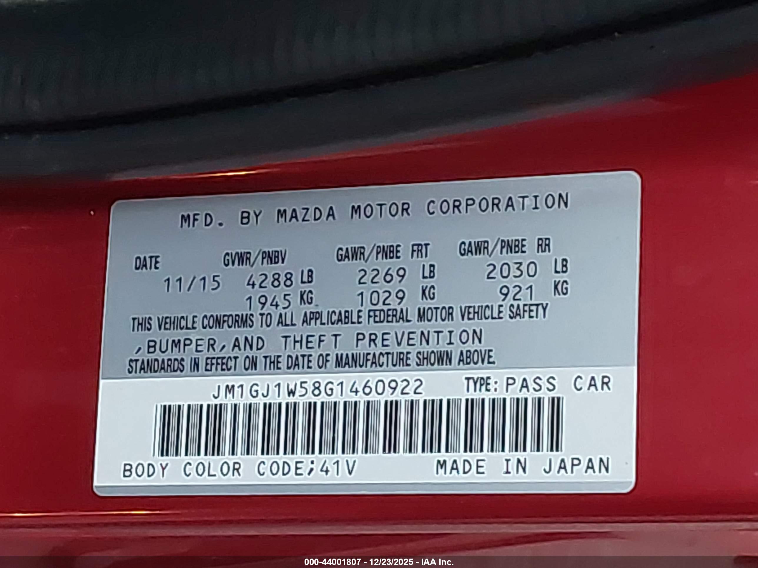 MAZDA MAZDA6 image 9