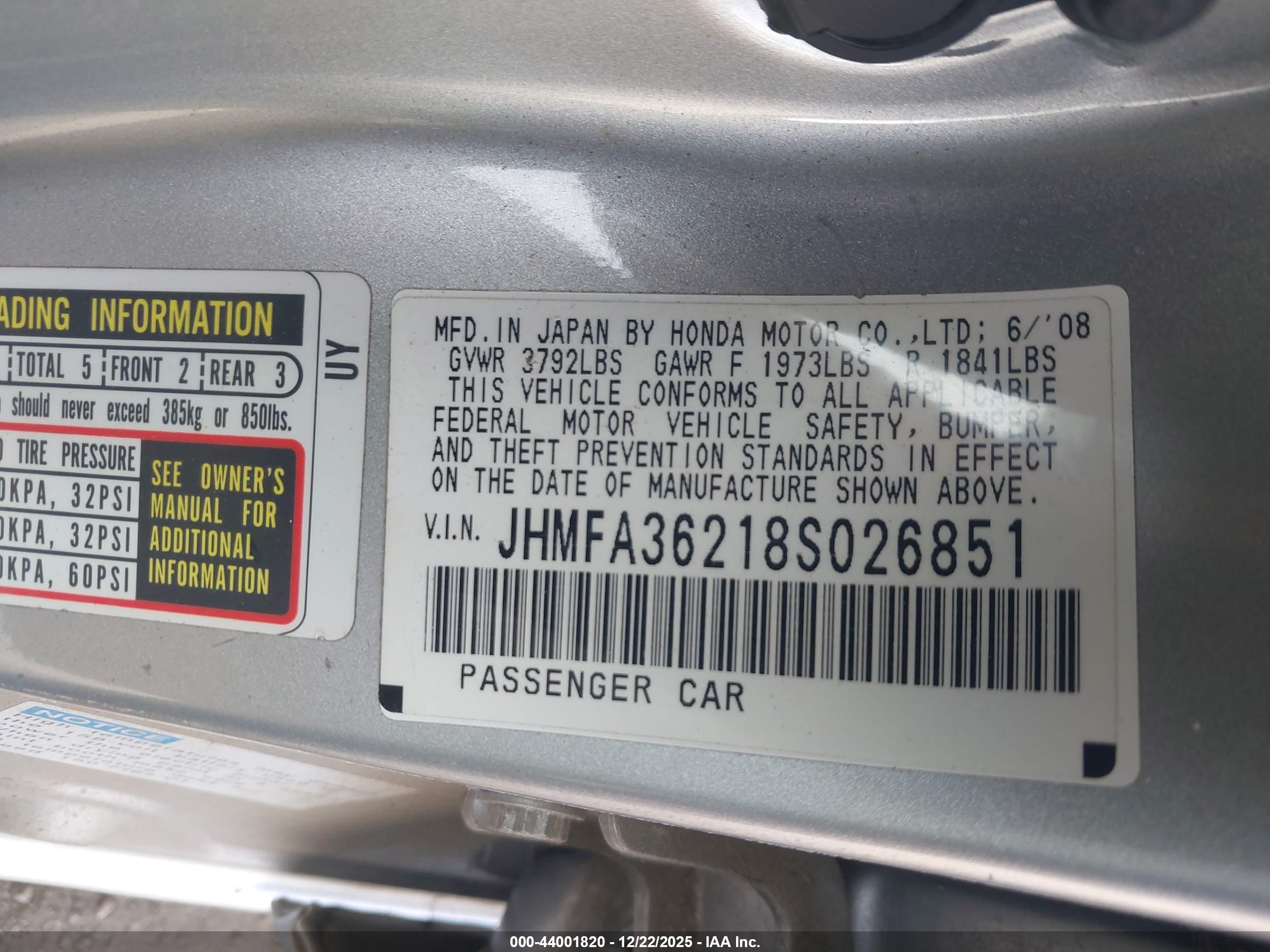 HONDA CIVIC image 9