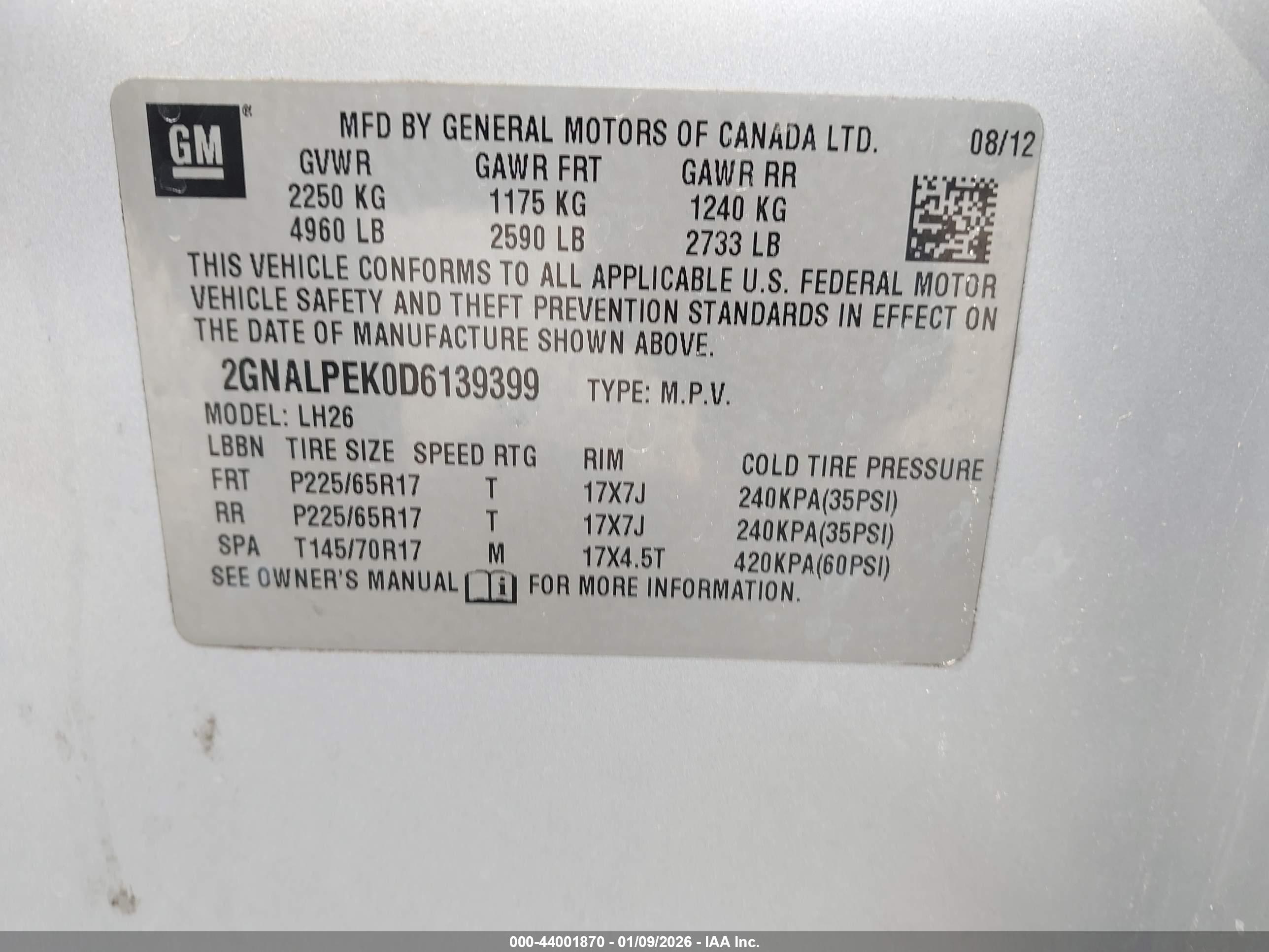 CHEVROLET EQUINOX image 9