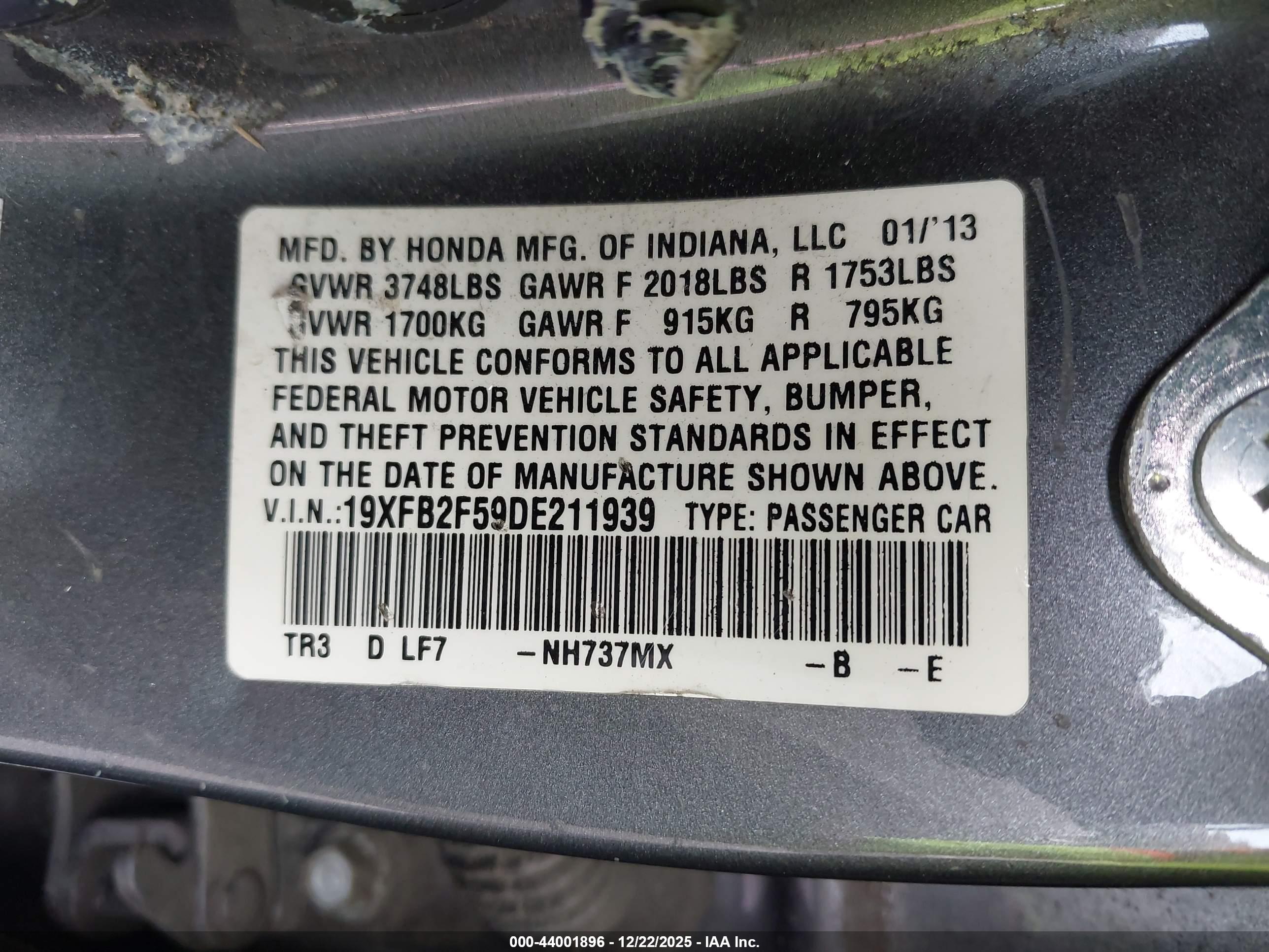 HONDA CIVIC image 9