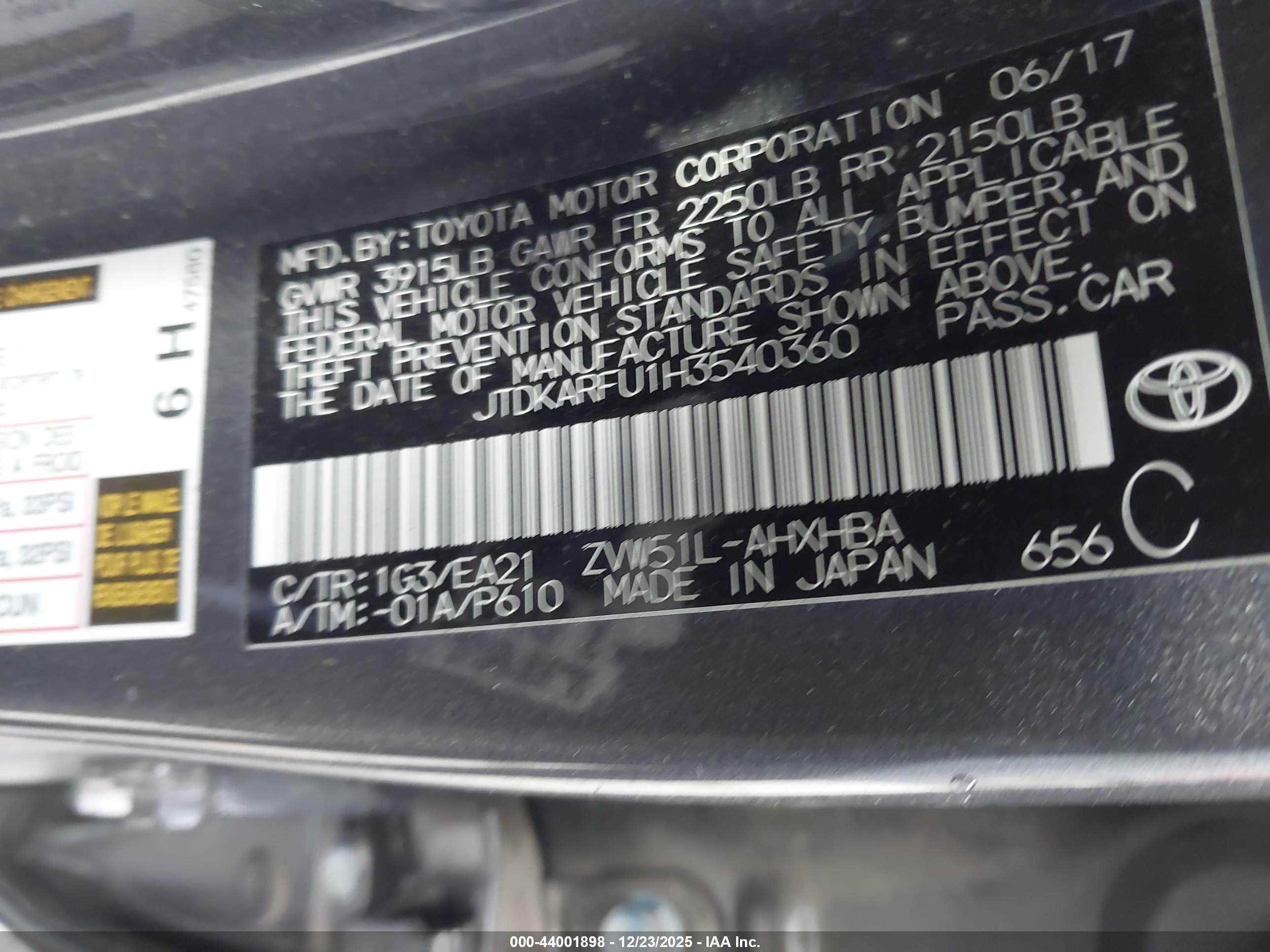 TOYOTA PRIUS image 9