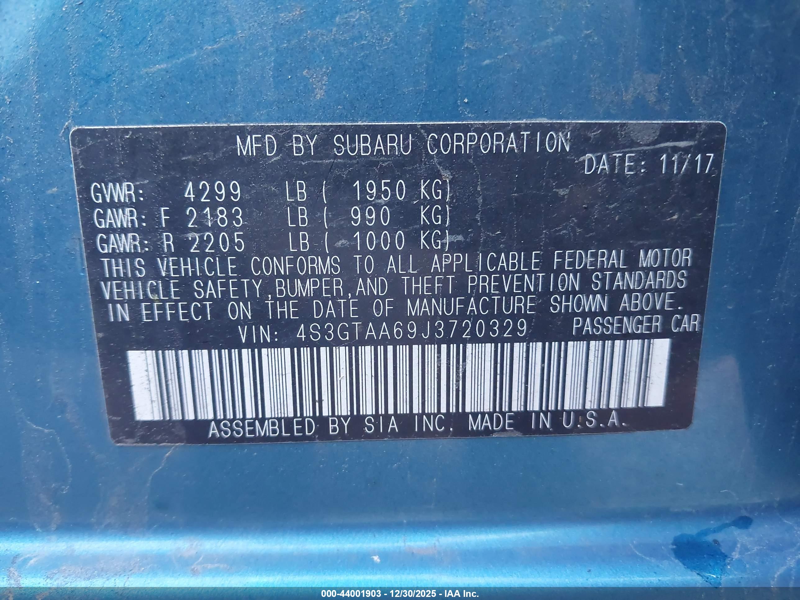SUBARU IMPREZA image 9