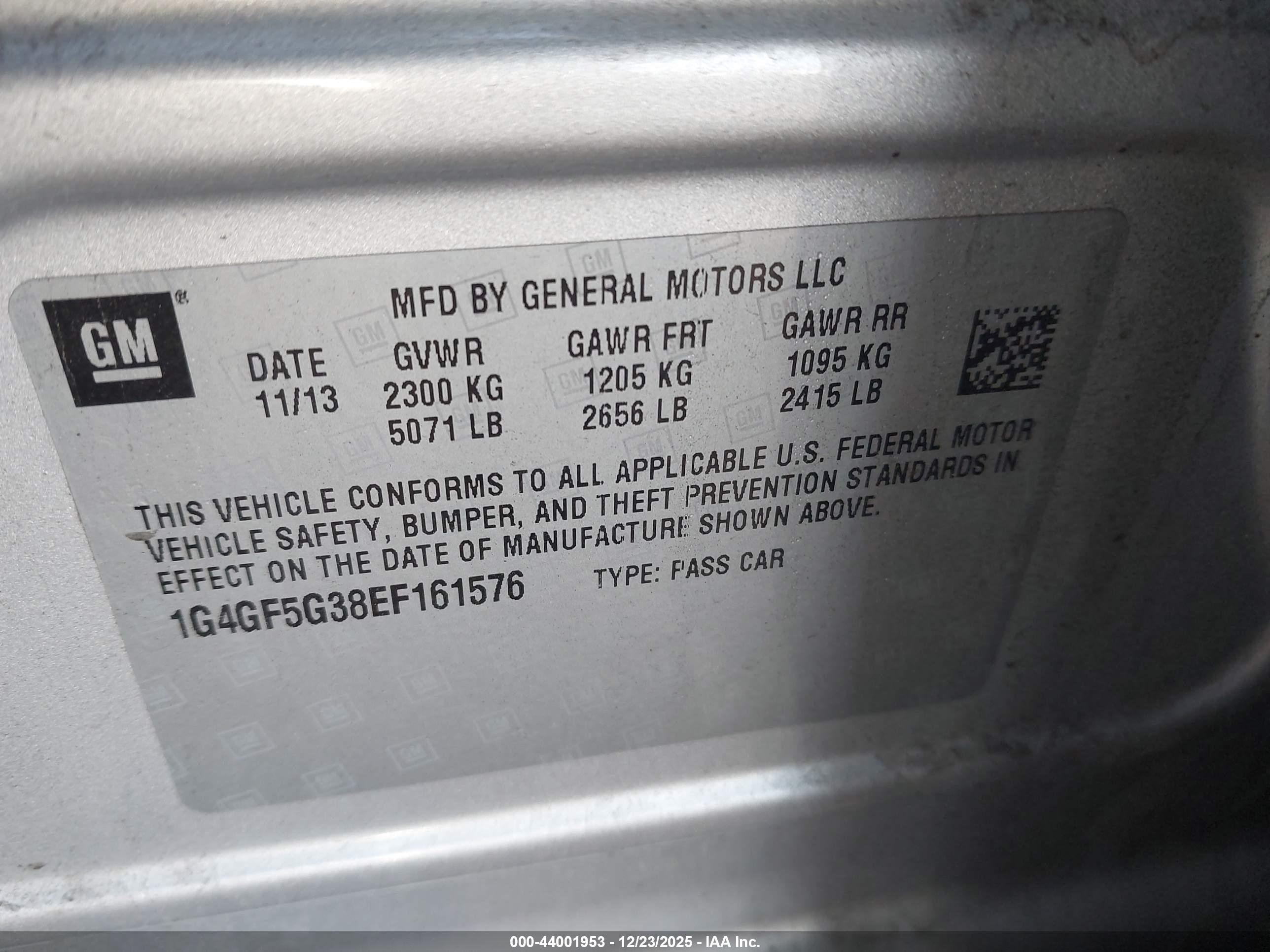 BUICK LACROSSE image 9