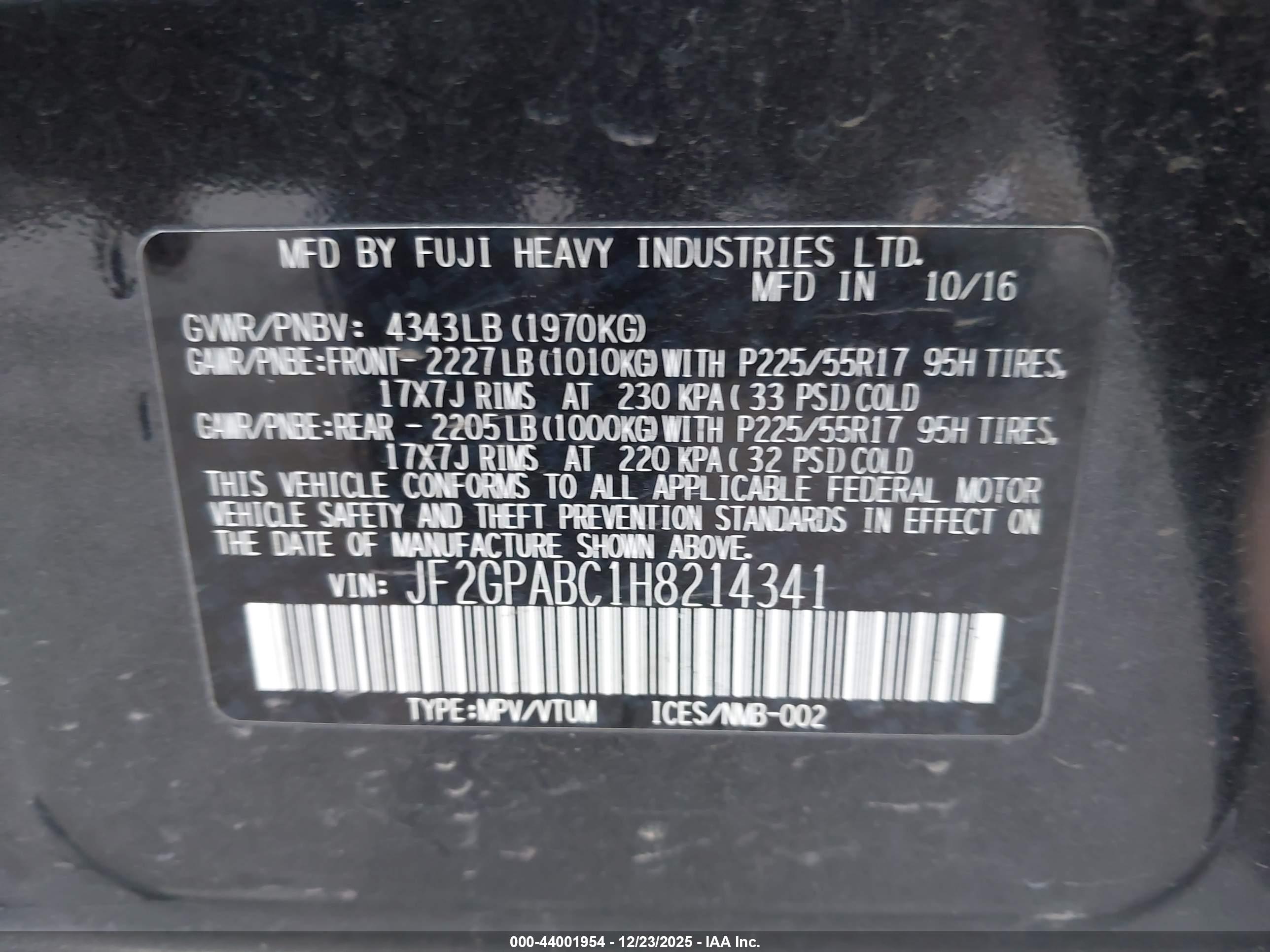 SUBARU CROSSTREK image 9