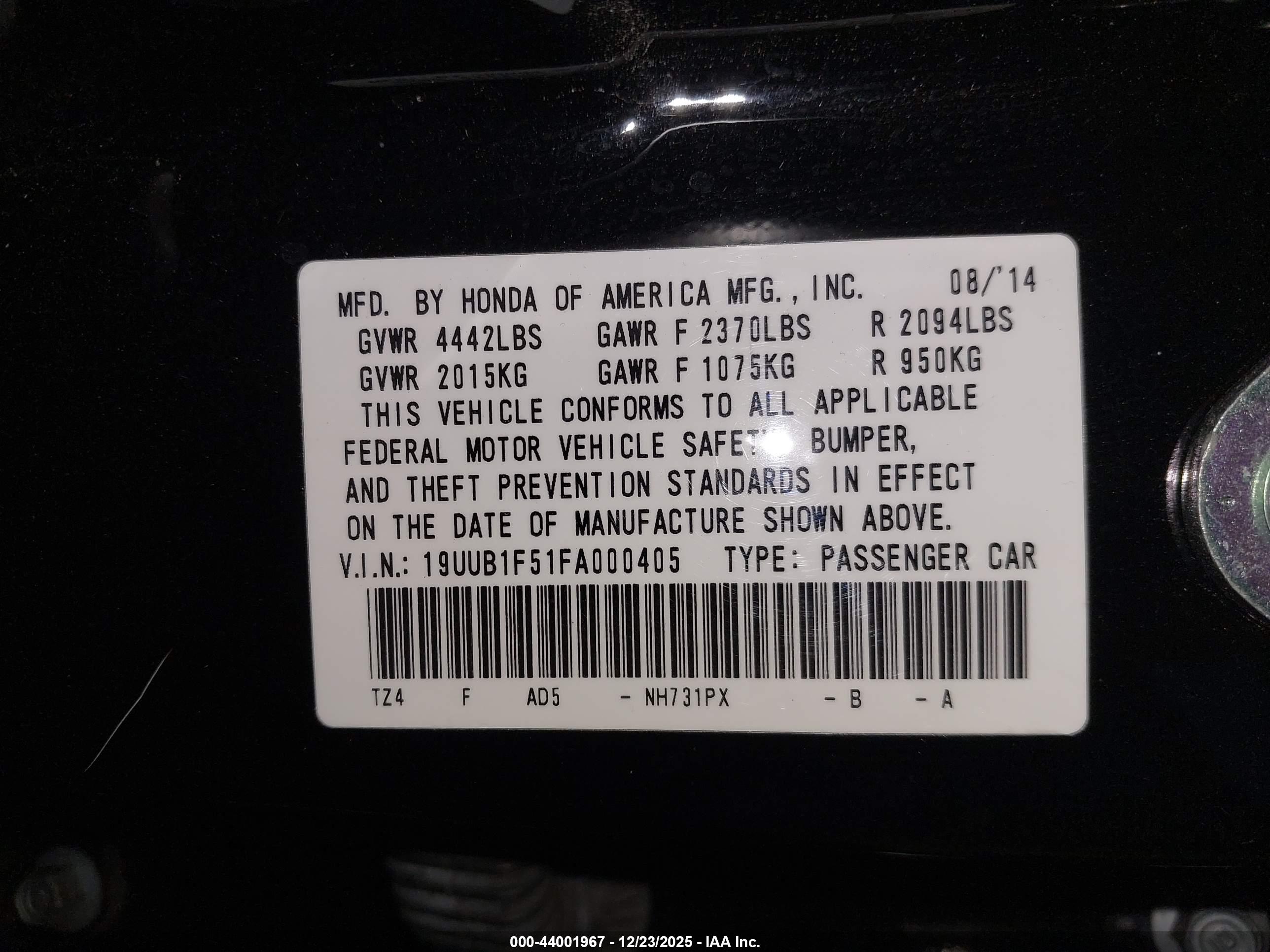 ACURA TLX image 9