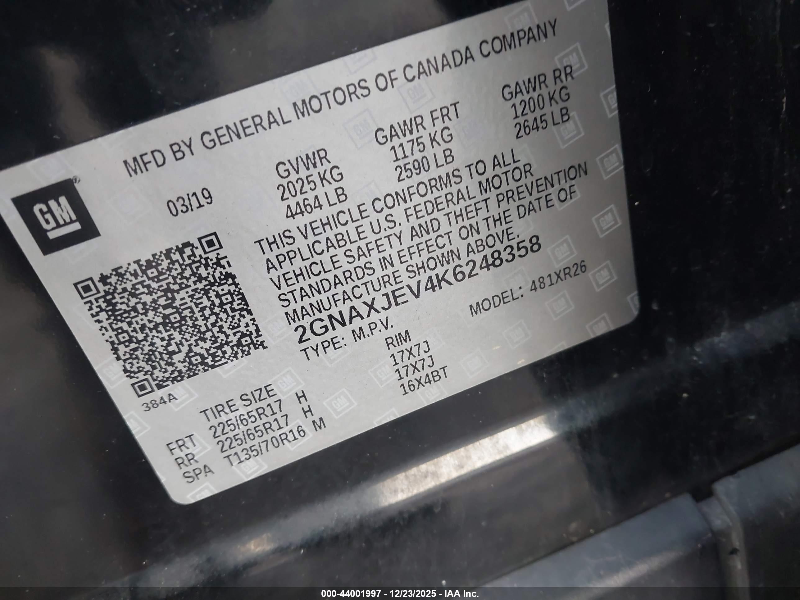 CHEVROLET EQUINOX image 9