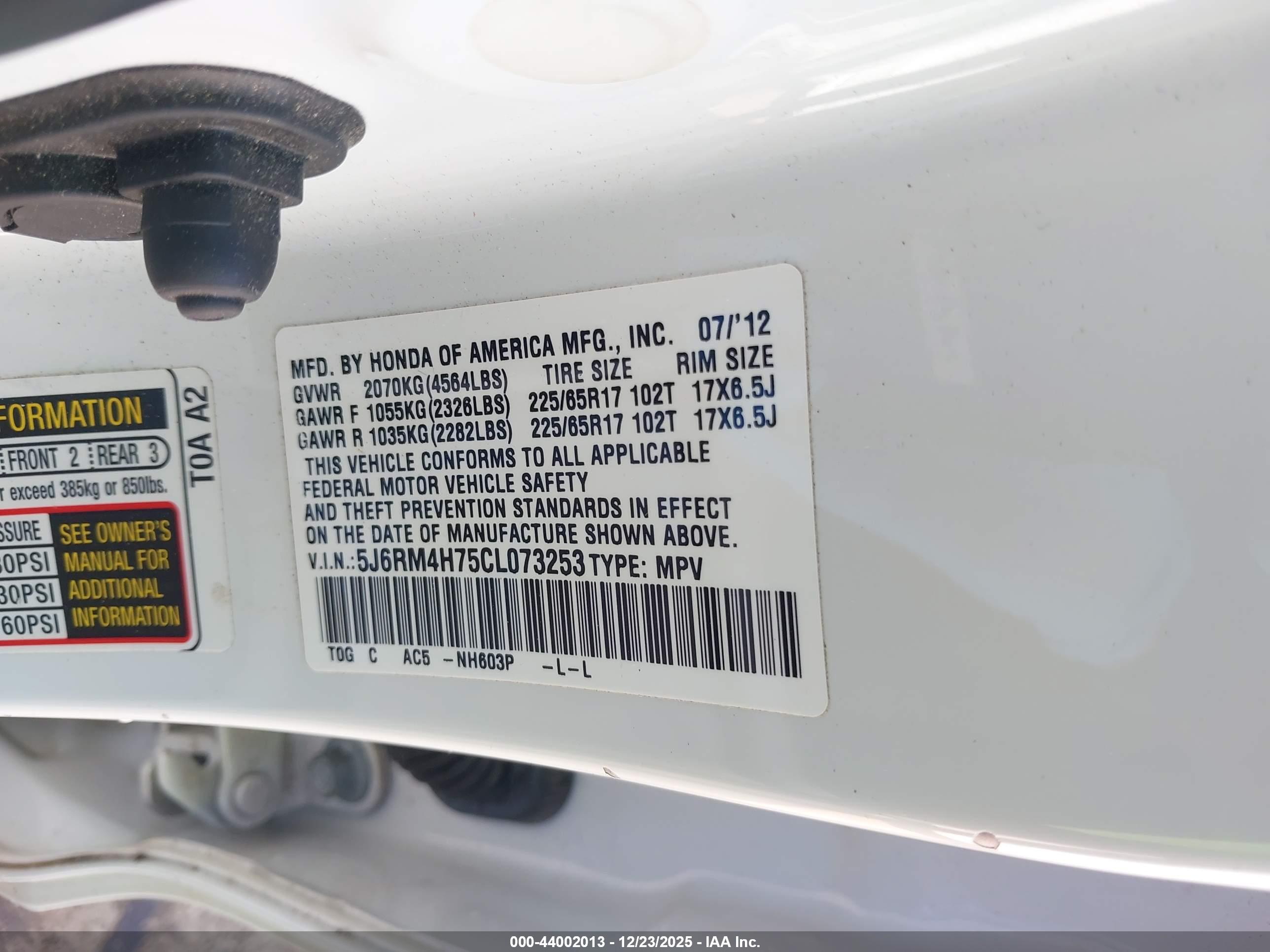 HONDA CR-V image 9