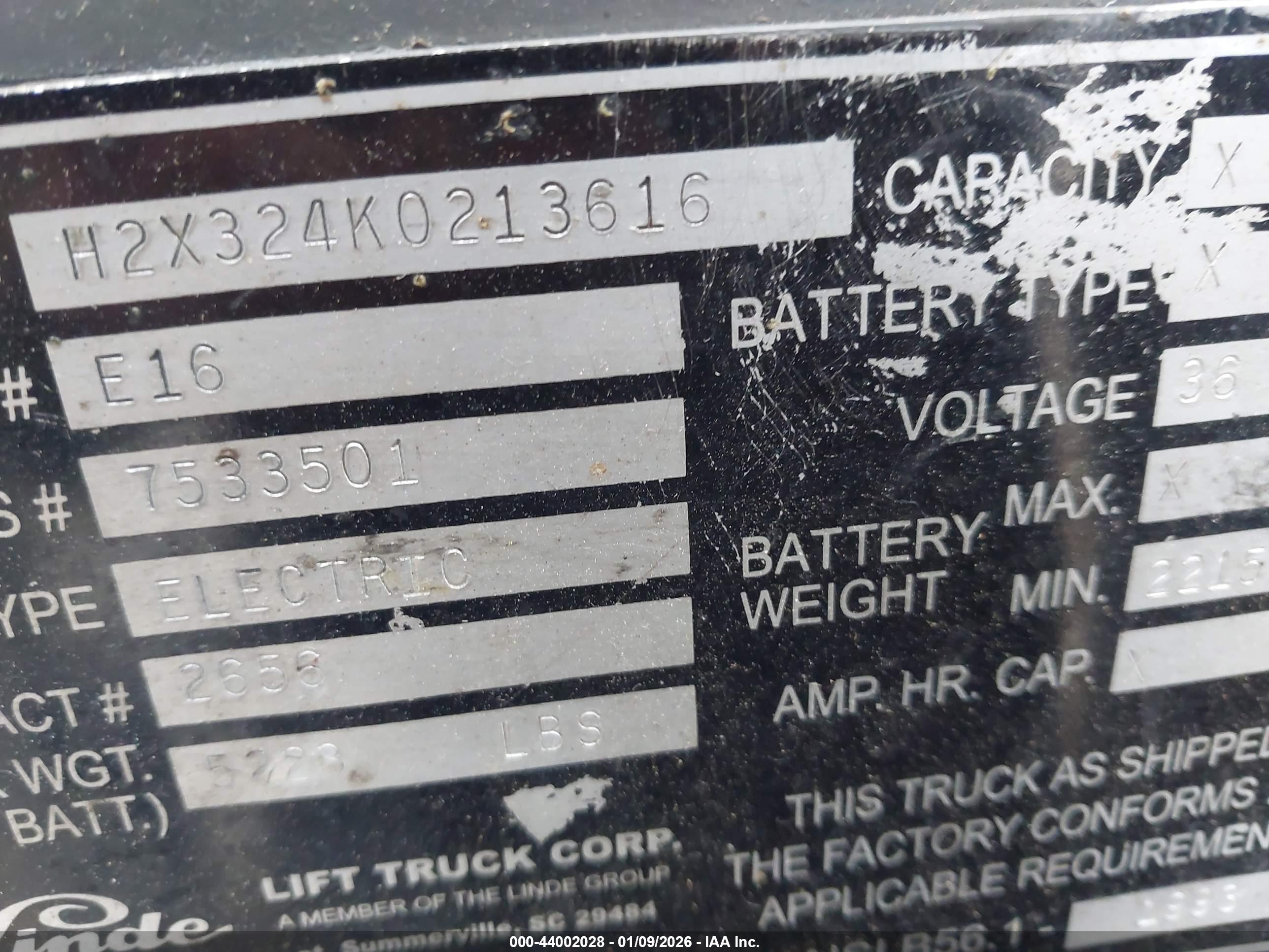 FORKLIFT E16 image 9