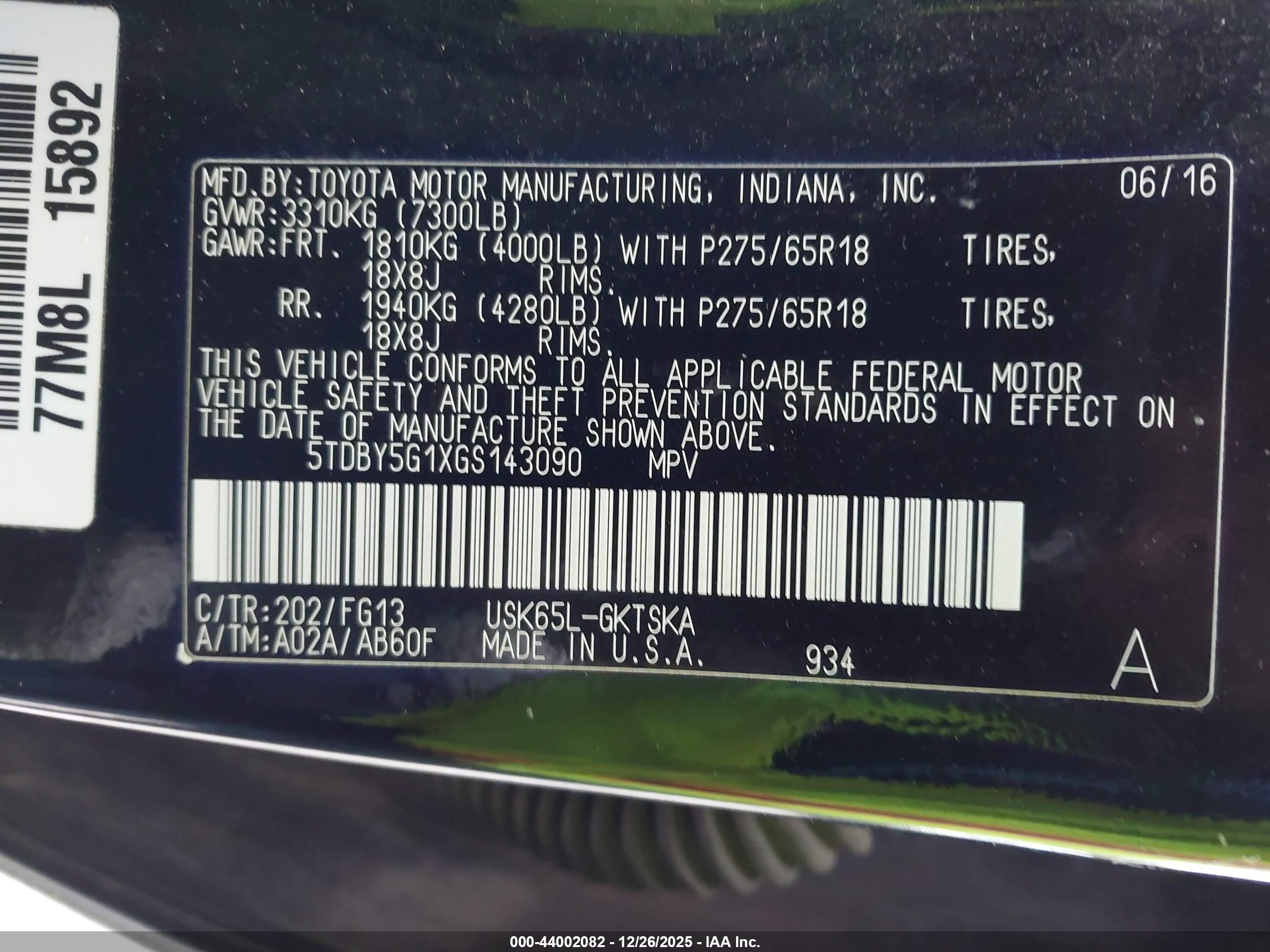 TOYOTA SEQUOIA image 9