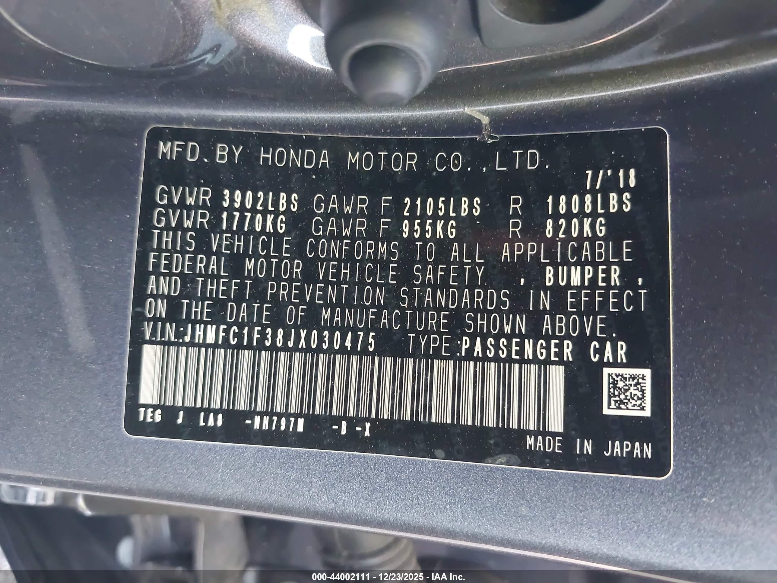 HONDA CIVIC image 9